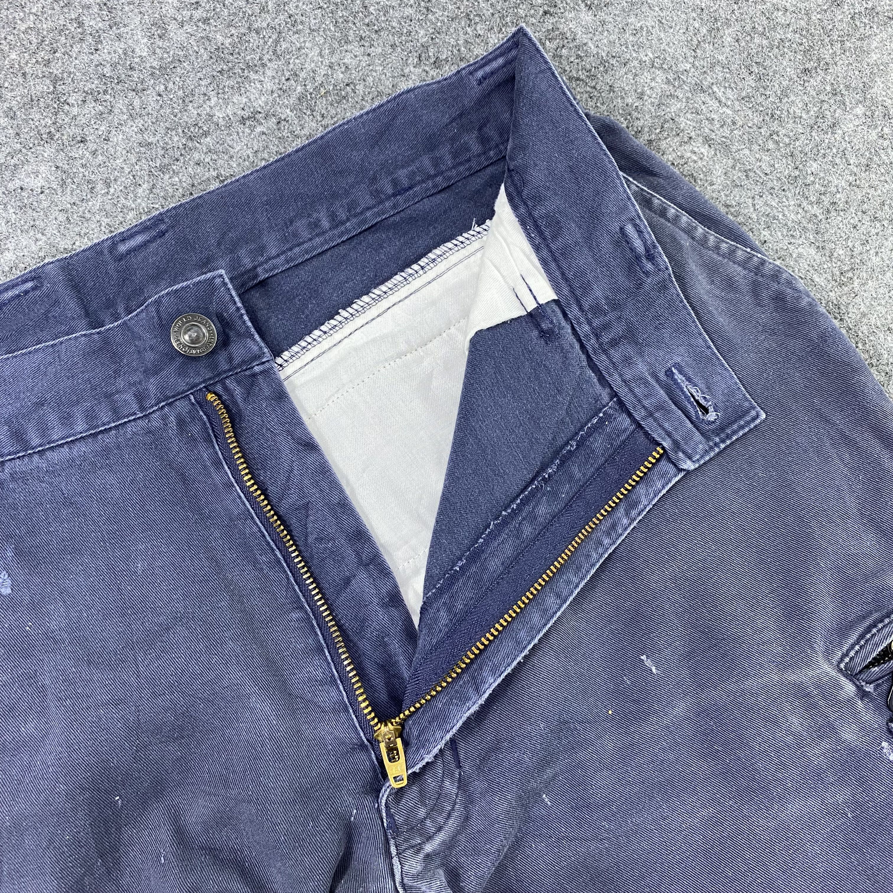 Japanese Brand Z Dragon Faded Cargo Multipocket Pants-C005 Size US 31 - 7 Thumbnail