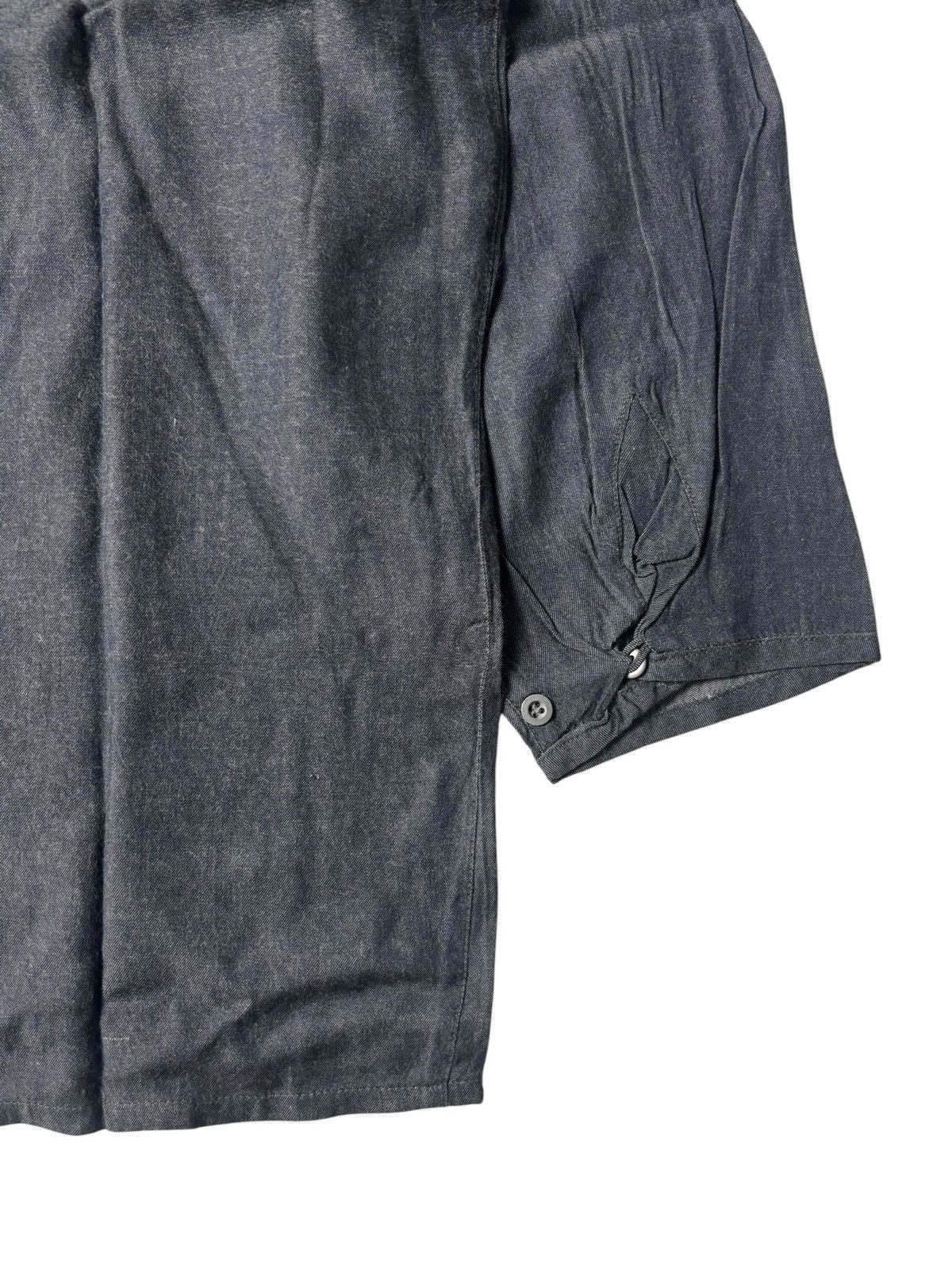 Marithe + Francois Girbaud 1980s Marithe Francois Girbaud Asymmetric Shirt Size US L / EU 52-54 / 3 - 12 Thumbnail