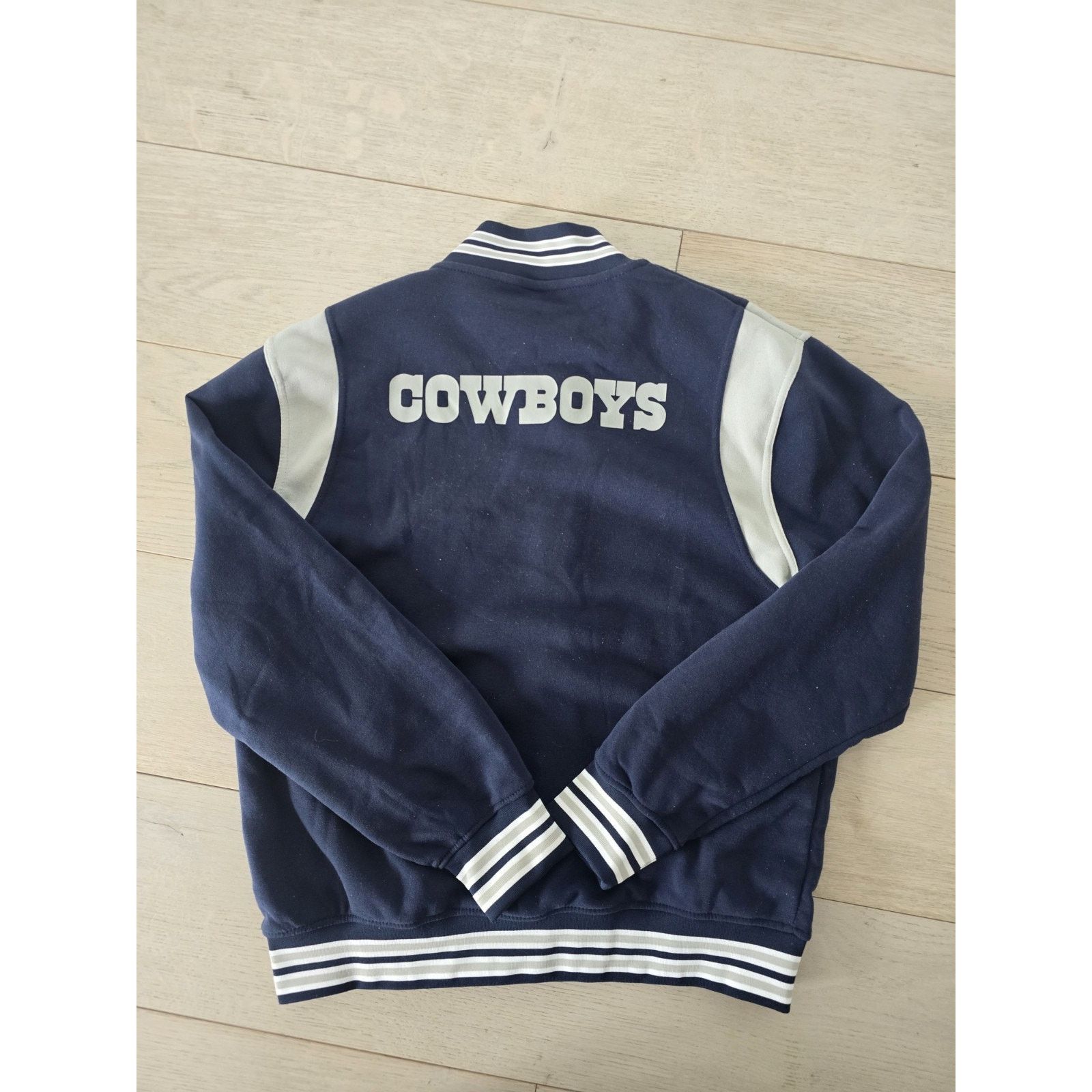 Other Ultra Game Dallas Cowboys Varsity Jacket Blue White NFL M Size US M / EU 48-50 / 2 - 4 Thumbnail