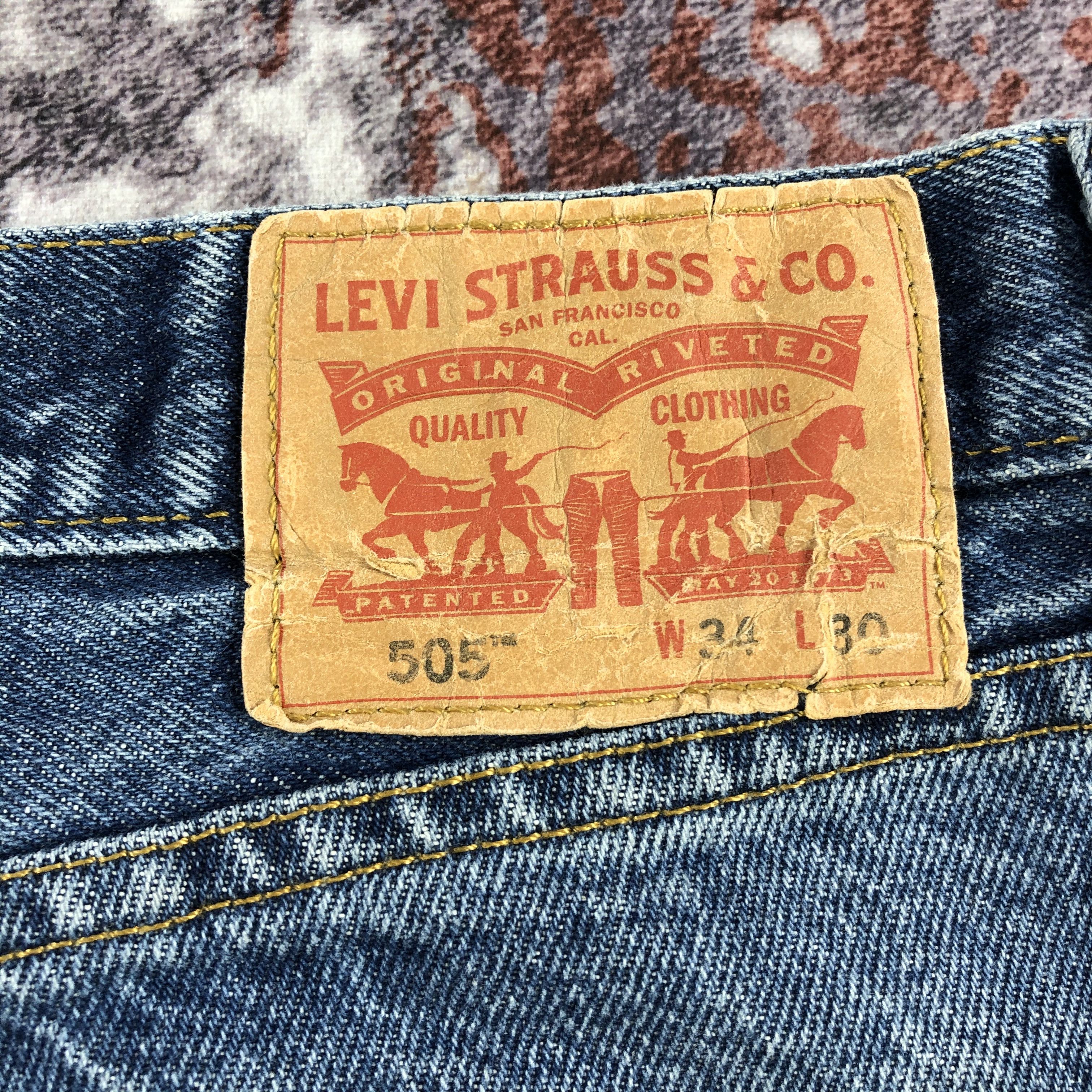 Levi's × Vintage Vintage Blue Wash Levis 505 Jeans-JM2236 Size US 36 / EU 52 - 6 Thumbnail
