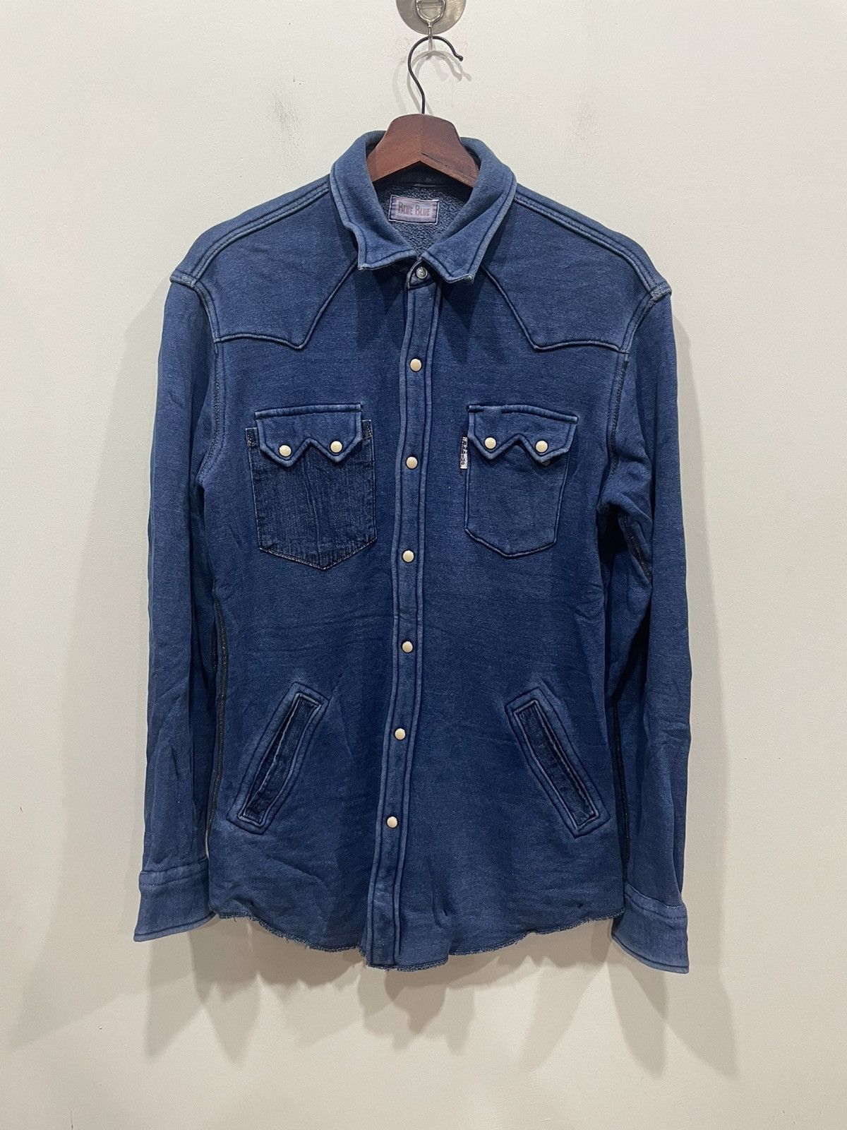 Blue Blue Japan Blue Blue Snap Buttons Size US S / EU 44-46 / 1 - 1 Thumbnail