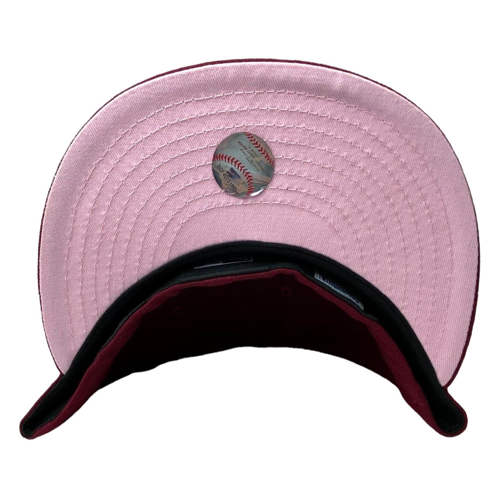 New Era HAT CLUB EXCLUSIVE OG RED VELVET ARIZONA DIAMONDBACKS 2001 WS PINK UV 7 5/8 Men Hat Size ONE SIZE - 4 Thumbnail