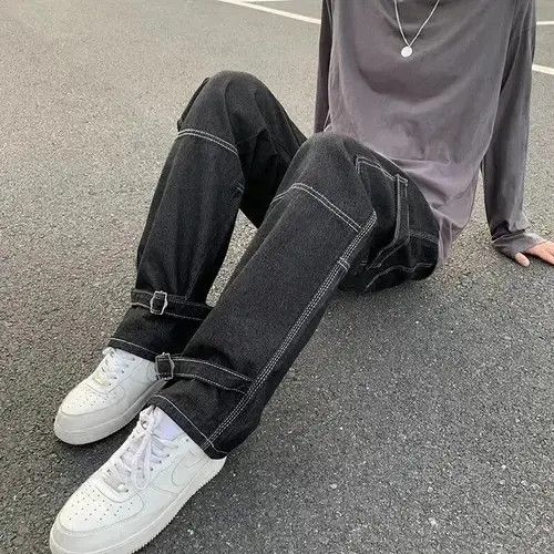 High Sport × Japanese Brand × Jean Wide Leg Jeans Size US 32 / EU 48 - 3 Thumbnail
