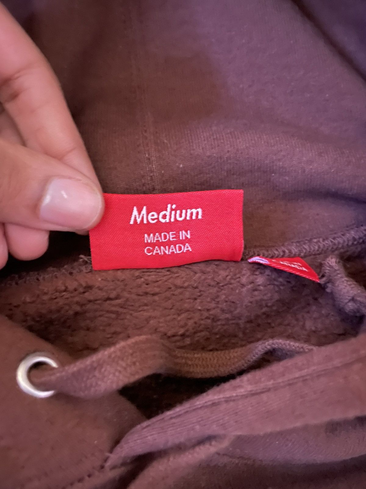 Supreme SUPREME Brown 'Ecstasy' Hoodie (FW21) Size US M / EU 48-50 / 2 - 3 Thumbnail