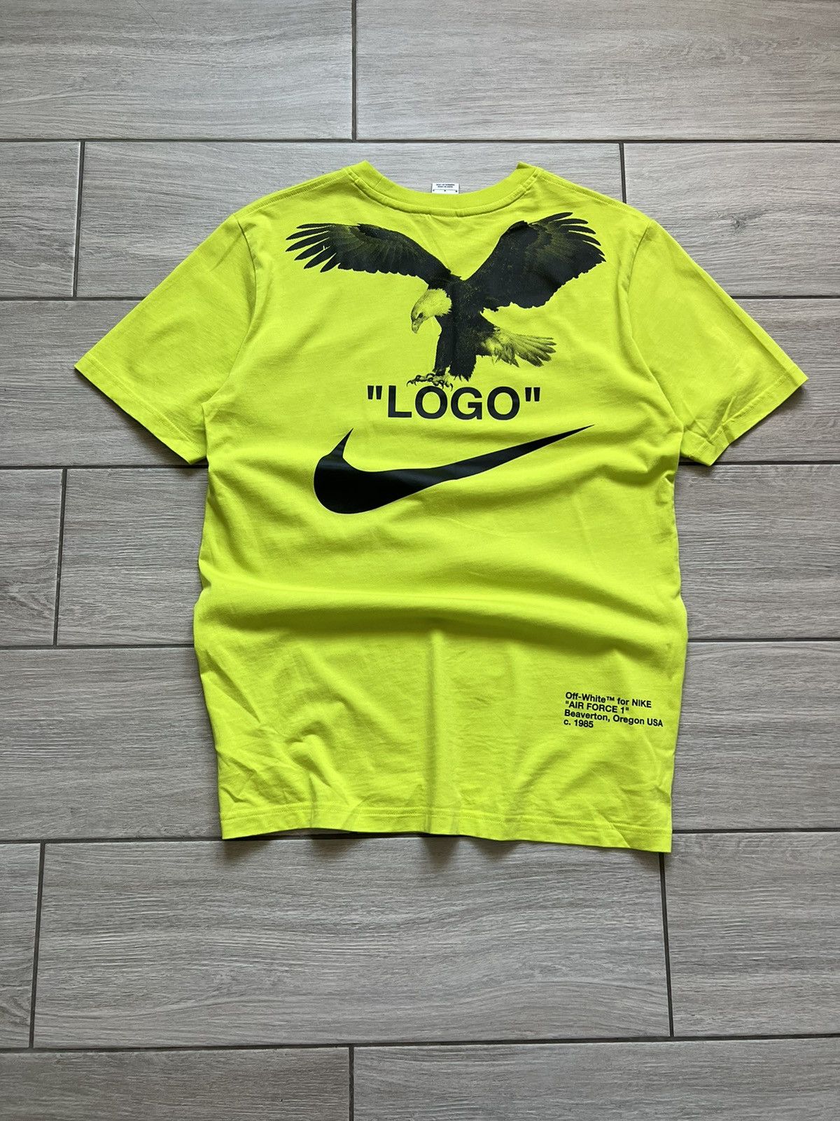 Luxury Nike Off White OFF WHITE X NIKE NRG A6 TSHIRT LAB RARE Grailed