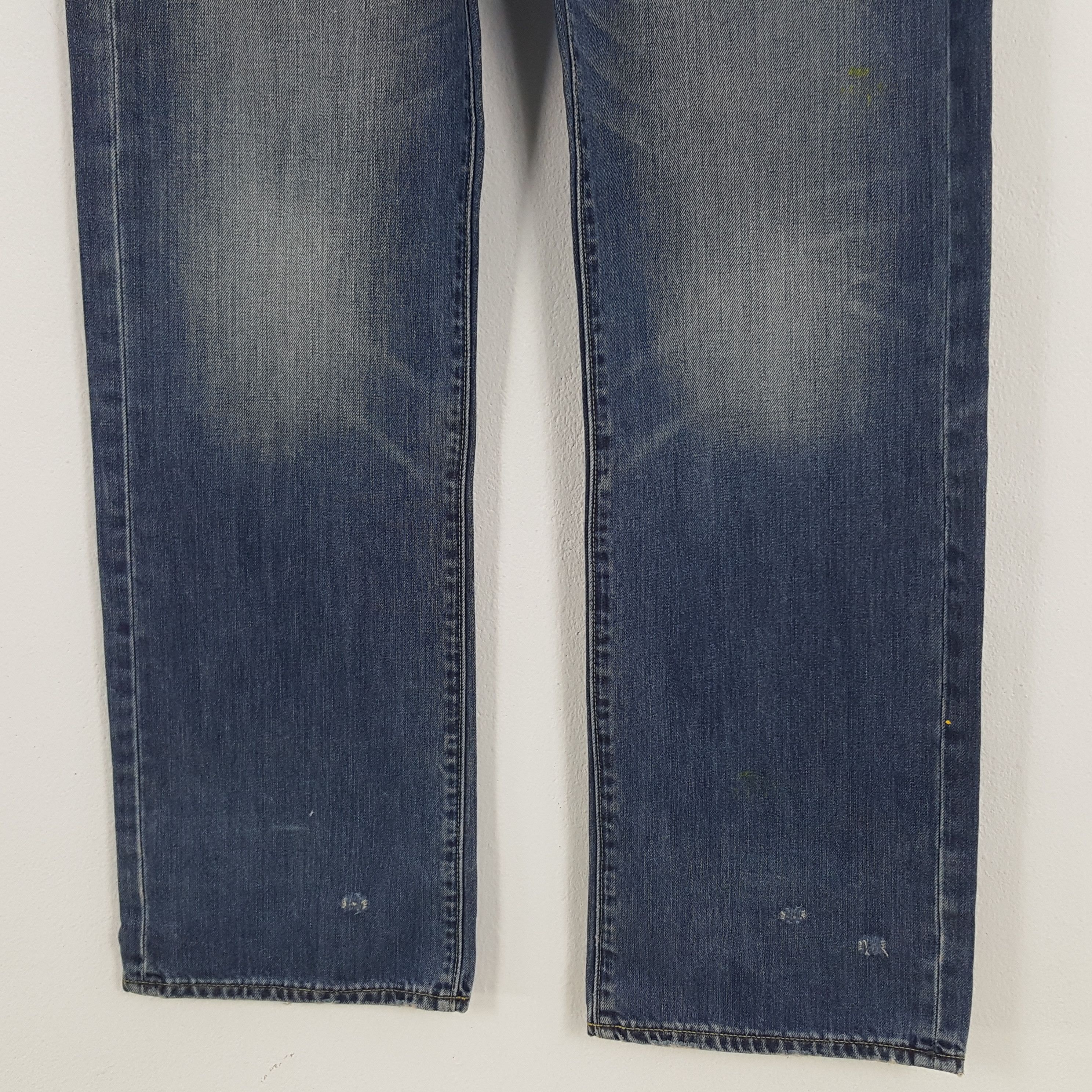 Ed Hardy × Vintage Vintage Ed Hardy Art Custom Rare Logo Denim Jeans Size US 33 - 3 Thumbnail