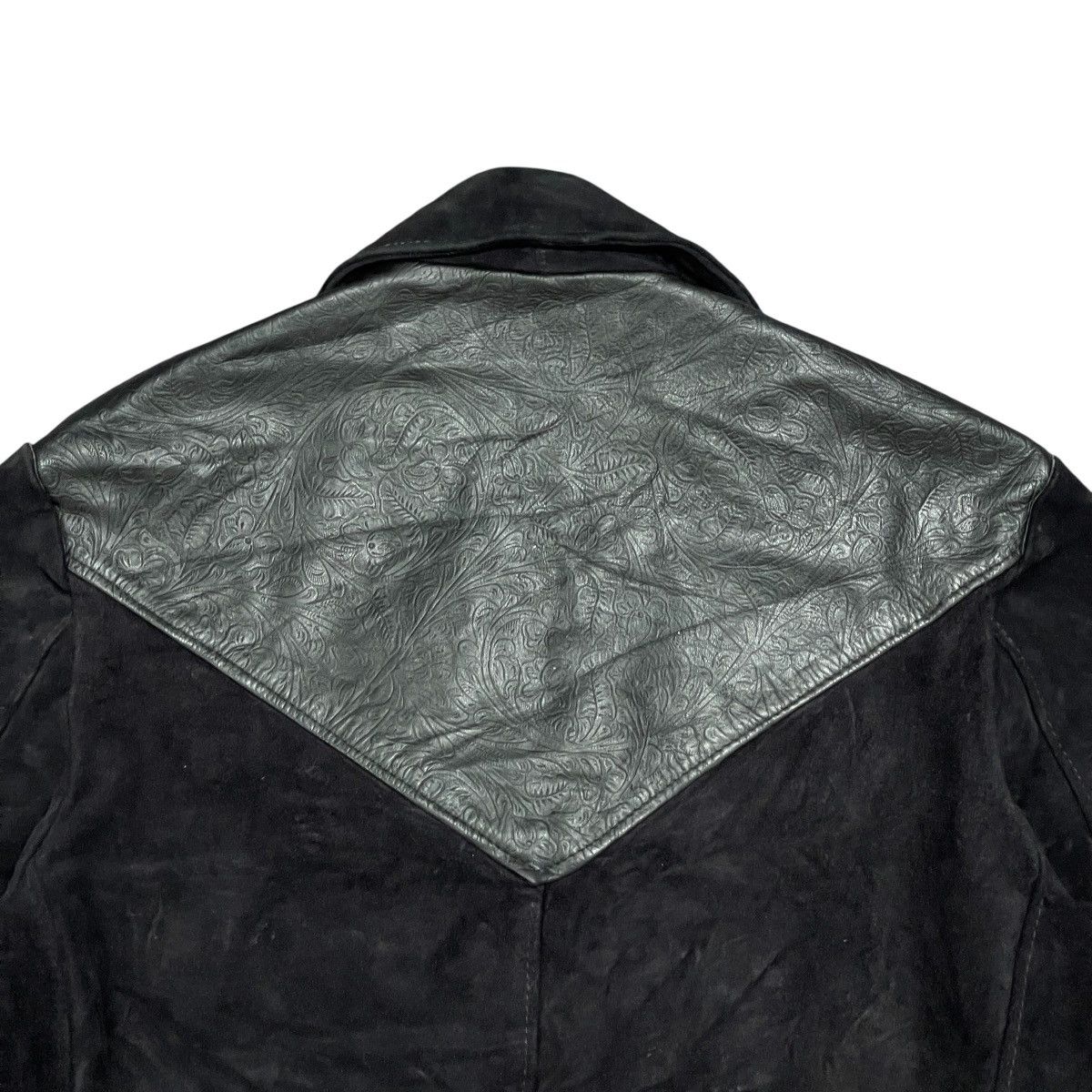 Schott Vintage Schott NYC Western Made in USA Suede Leather Jacket Size US L / EU 52-54 / 3 - 18 Thumbnail