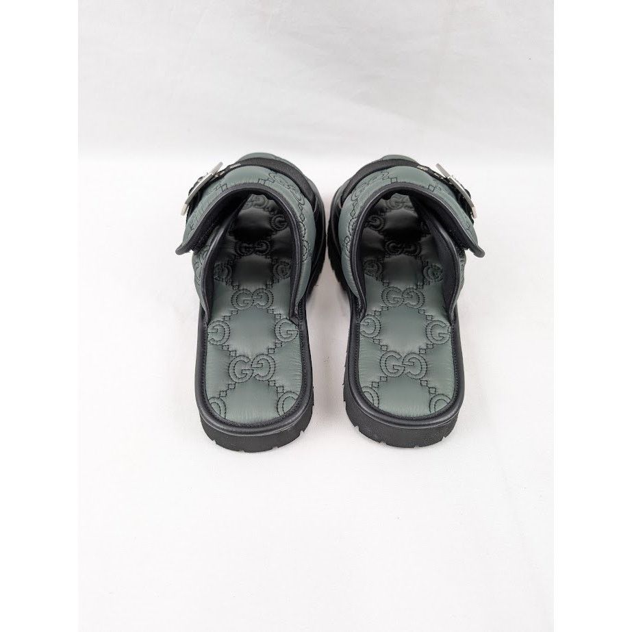 Gucci o1rshd1 Nylon Twenty Slippers in Urban Chic/Black Size US 8.5 / EU 41-42 - 17 Thumbnail