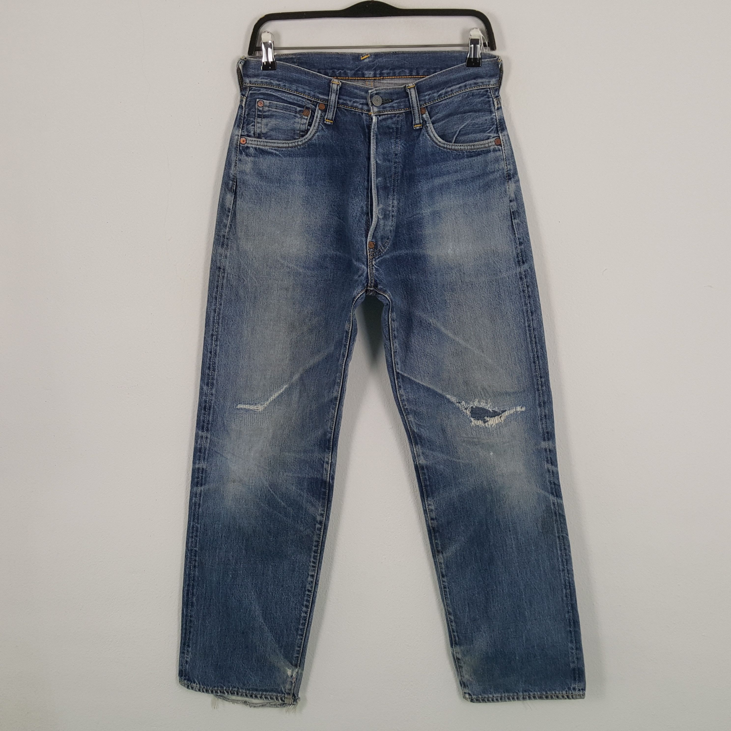 Evisu × Japanese Brand × Vintage EVISU Japanese Brand Streetwear Custom Daicock Jeans Size US 28 / EU 44 - 4 Thumbnail