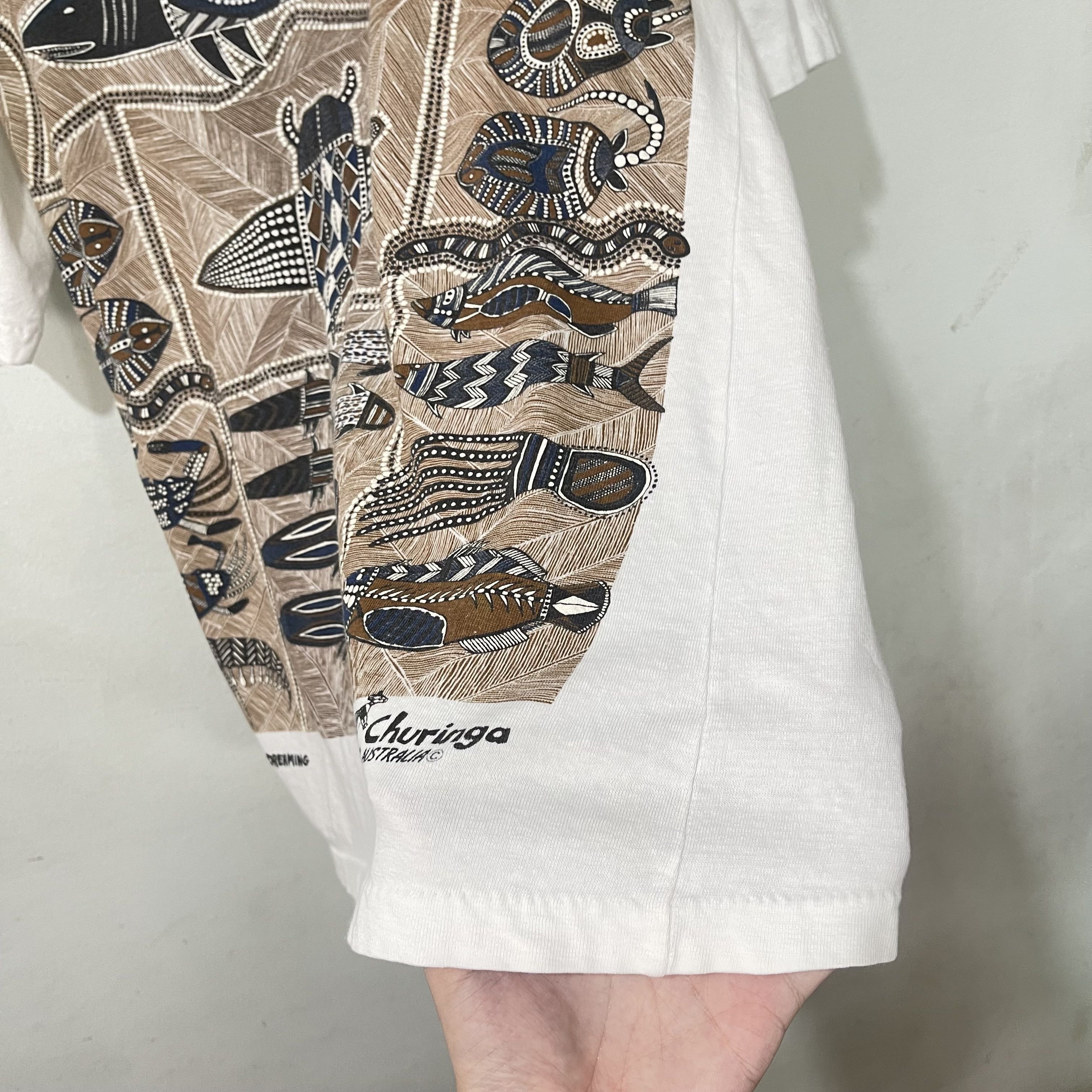 Vintage Vintage 90s Churinga Nawalah Dreaming T-Shirt Size US M / EU 48-50 / 2 - 5 Thumbnail