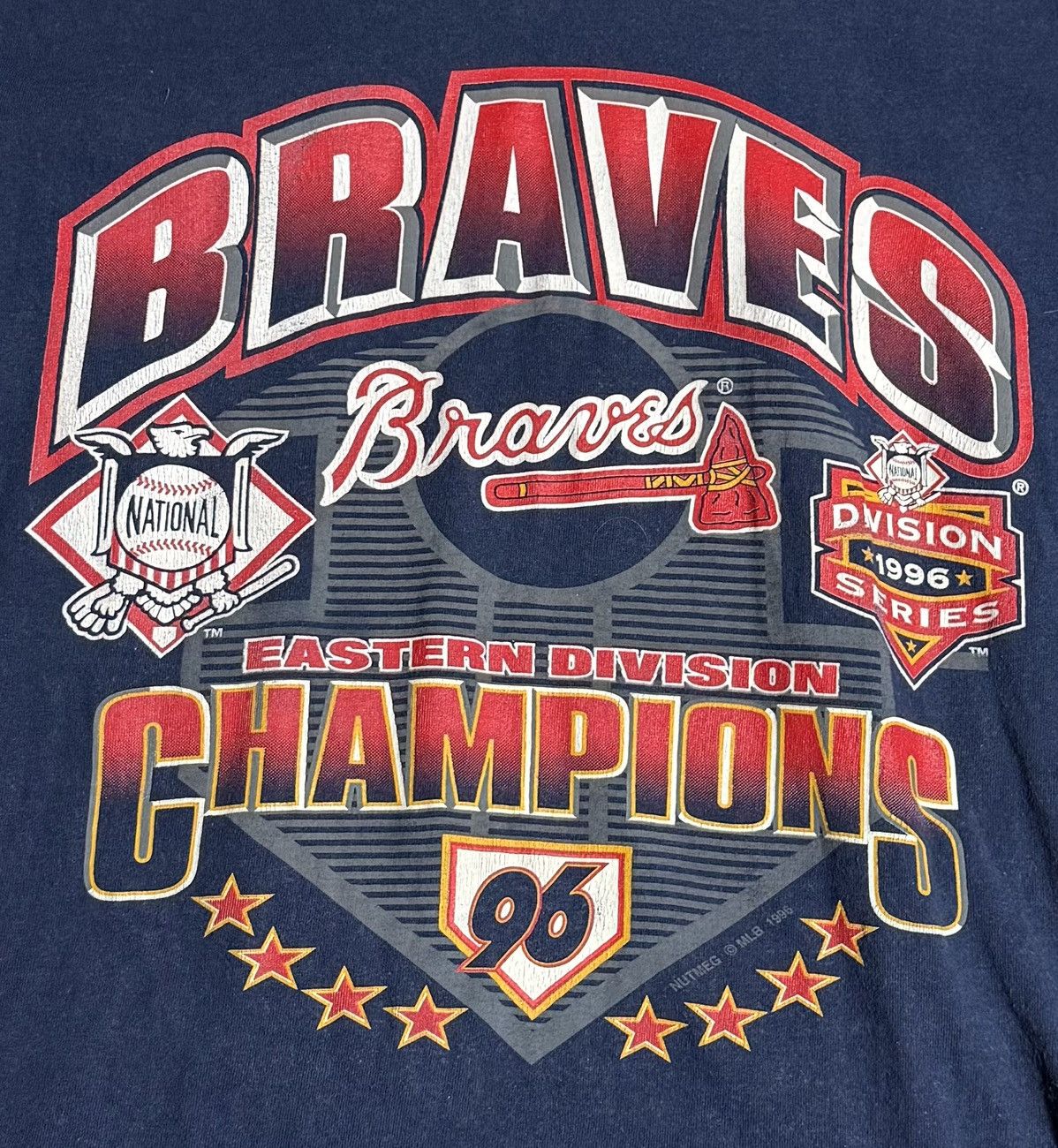 Nutmeg Vintage Atlanta Braves T-shirt Size US L / EU 52-54 / 3 - 2 Thumbnail