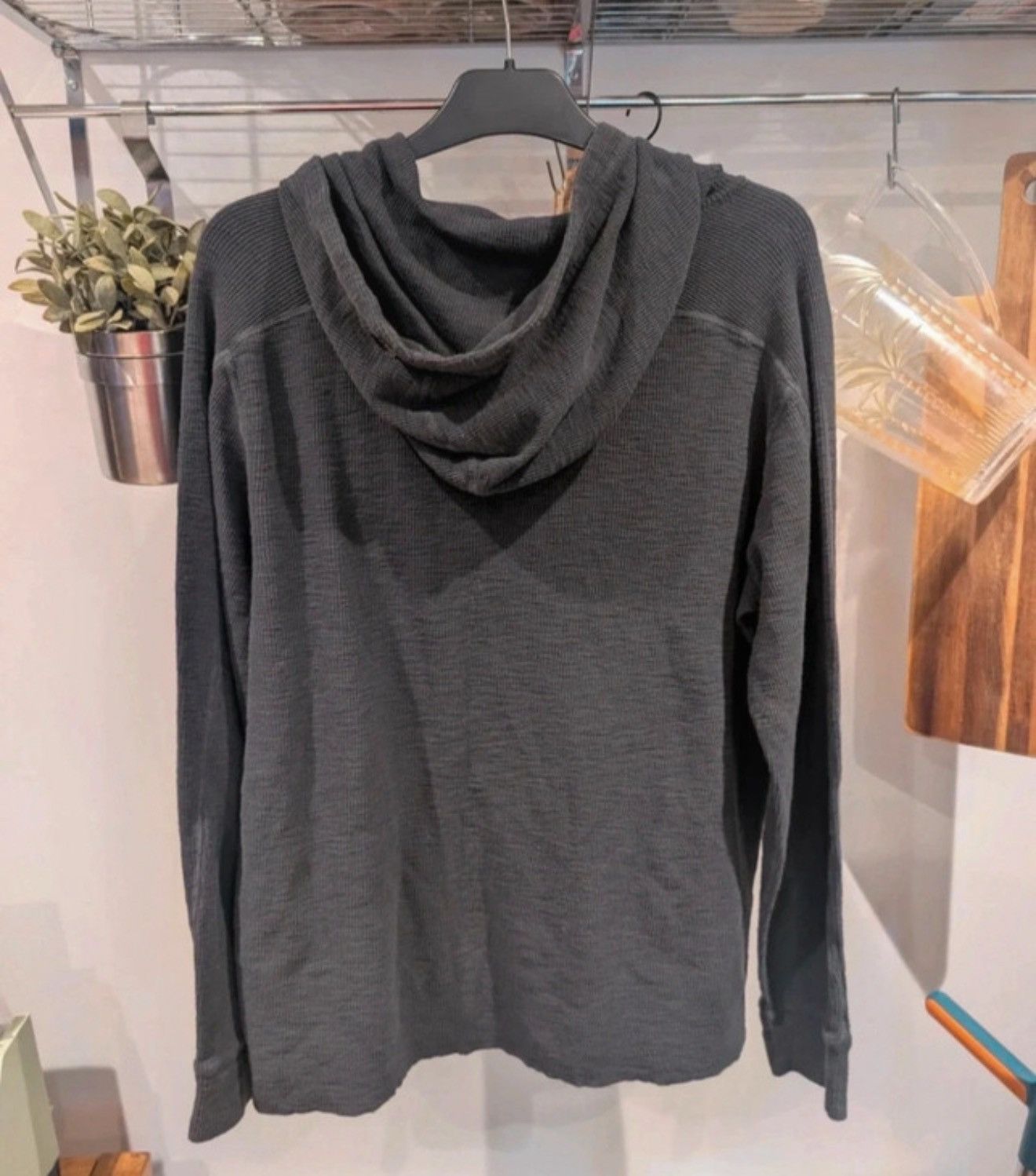 RRL Ralph Lauren RRL Ralph Lauren Double RL Waffle Knit Thermal Hoodie Large Size US L / EU 52-54 / 3 - 3 Thumbnail