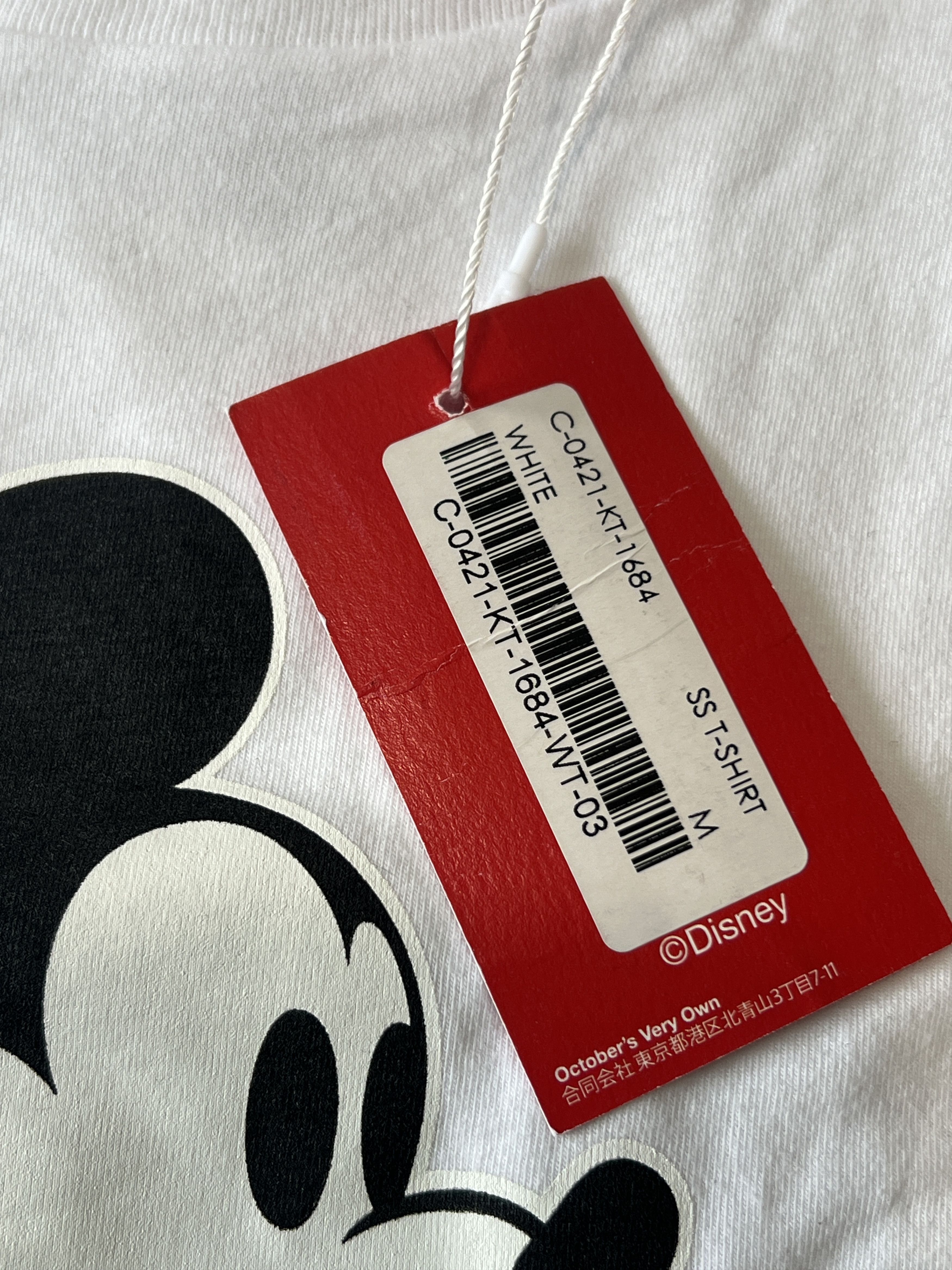Disney DISNEY X OVO CLASSIC MICKEY T-SHIRT white Size US M / EU 48-50 / 2 - 2 Thumbnail
