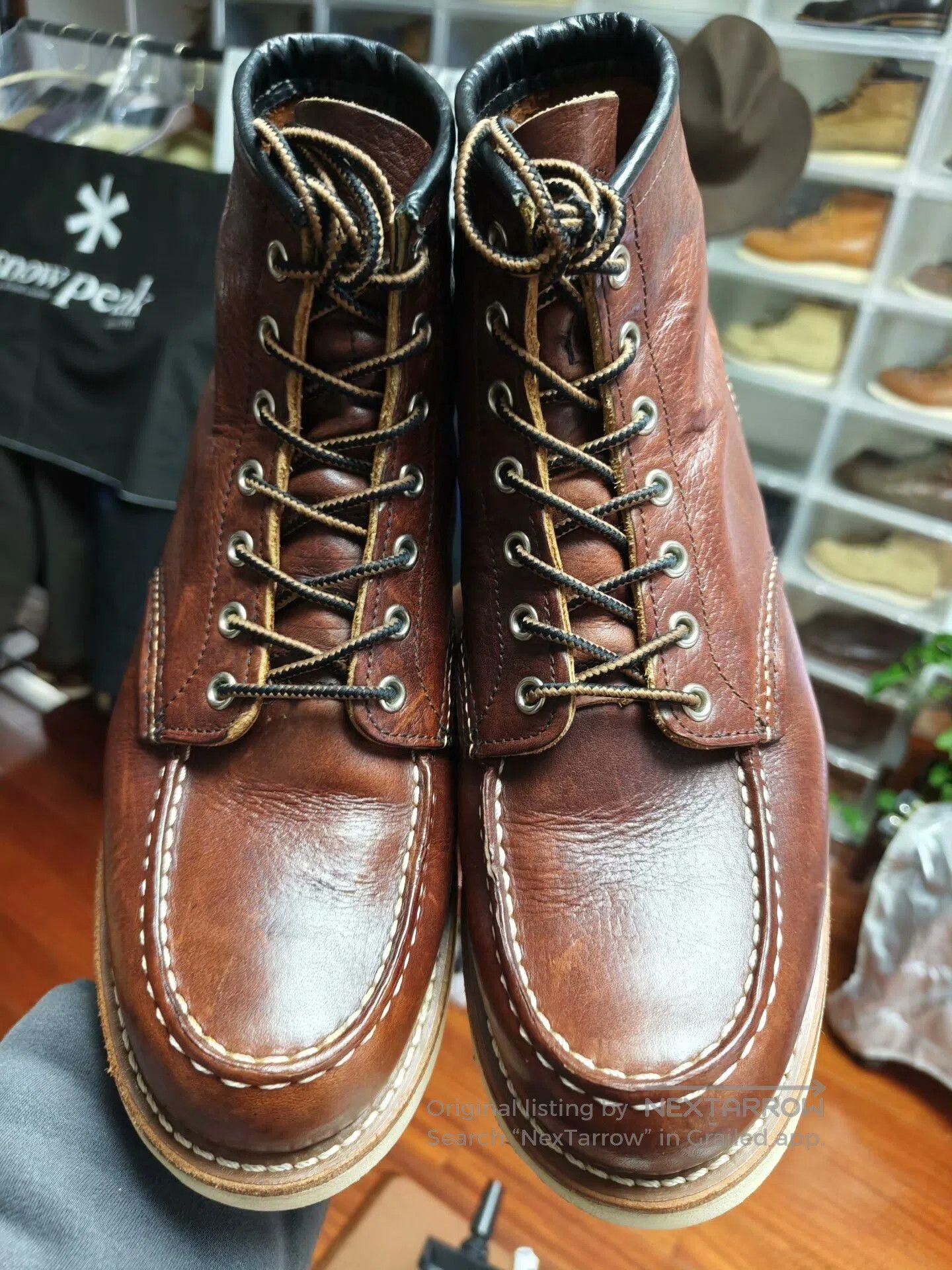 Red Wing Red Wing 8138 Lychee Grain. Size US 9 / EU 42 - 2 Thumbnail