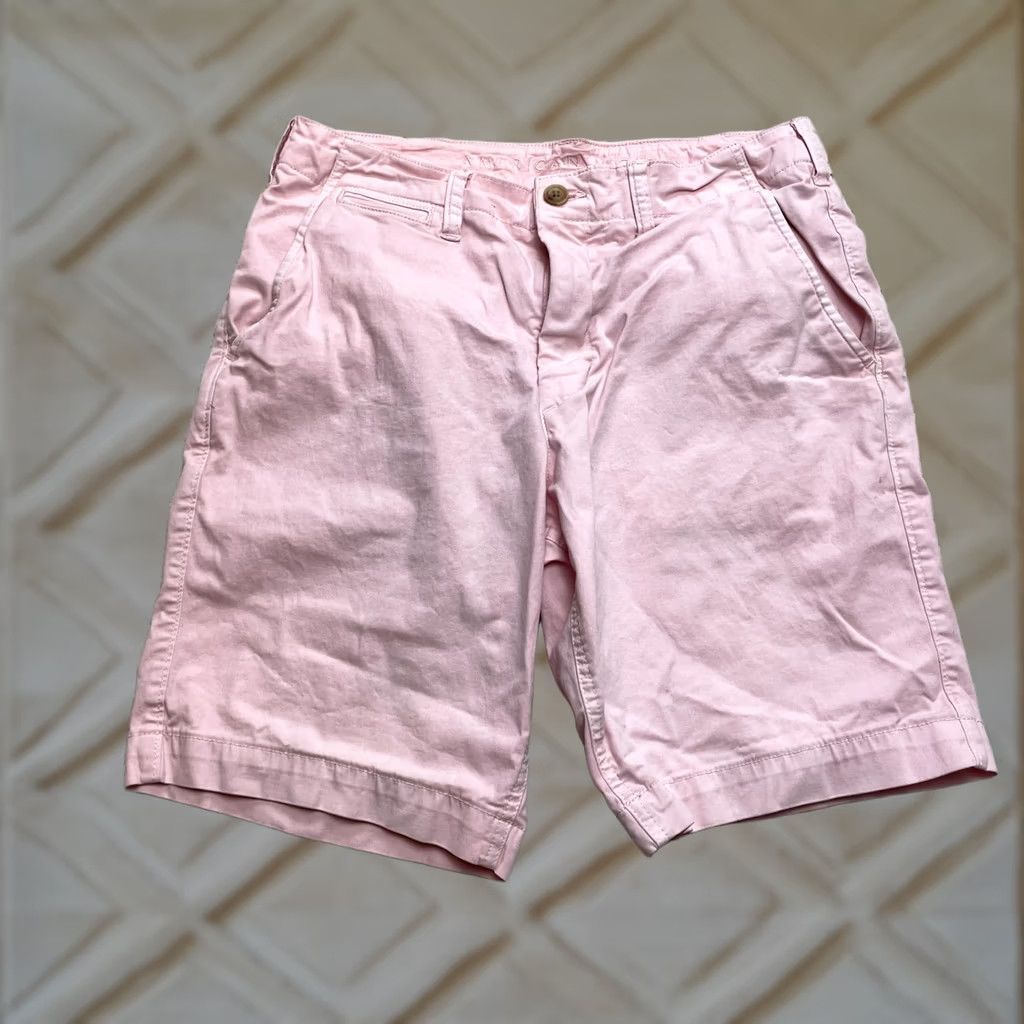 American Eagle Outfitters American Eagle Next Level Flex Shorts Mens 32 Pink Chino Bermuda Classic Fit Size US 32 / EU 48 - 1 Thumbnail