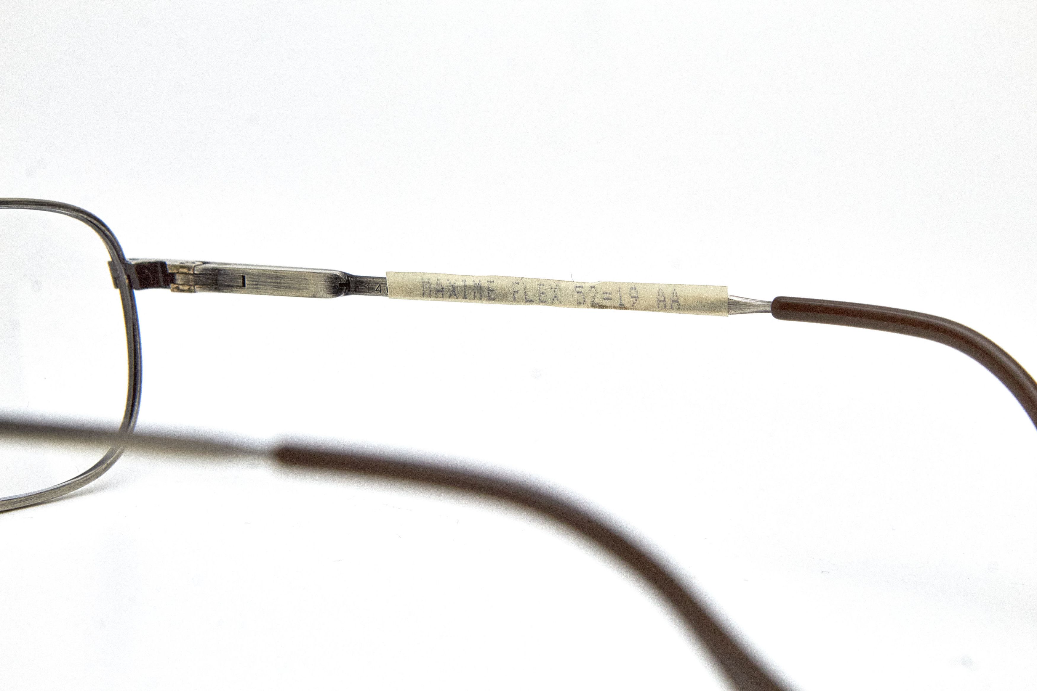 Vintage Old Money GRASSET Brushed Silver Rectangular Quiet Lux Specs Size ONE SIZE - 7 Thumbnail