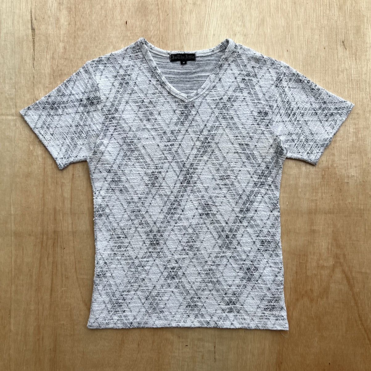 In The Attic IN THE ATTIC V NECK KNITT SHORT SLEEVE / KMRII LGB CDG JPG Size US M / EU 48-50 / 2 - 1 Thumbnail