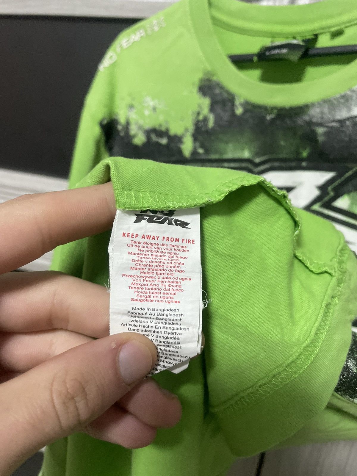 No Fear Vintage No Fear Motocross Comfort Zone Tee AOP T Shirt Size US L / EU 52-54 / 3 - 12 Thumbnail
