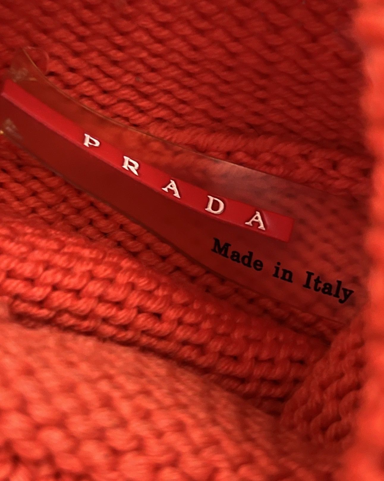 Prada Prada Sport FW1999 Nylon Panelled High Neck Knit Sweater Size US S / EU 44-46 / 1 - 8 Thumbnail