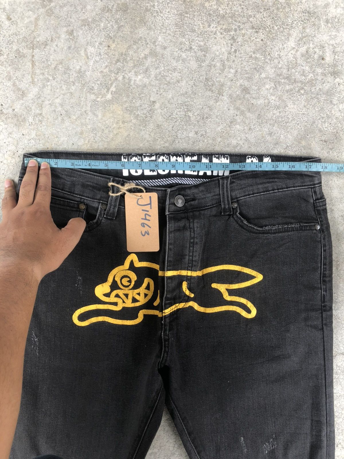 Icecream Icecream Running Dog Logo Distressed Jeans Size US 34 / EU 50 - 25 Thumbnail