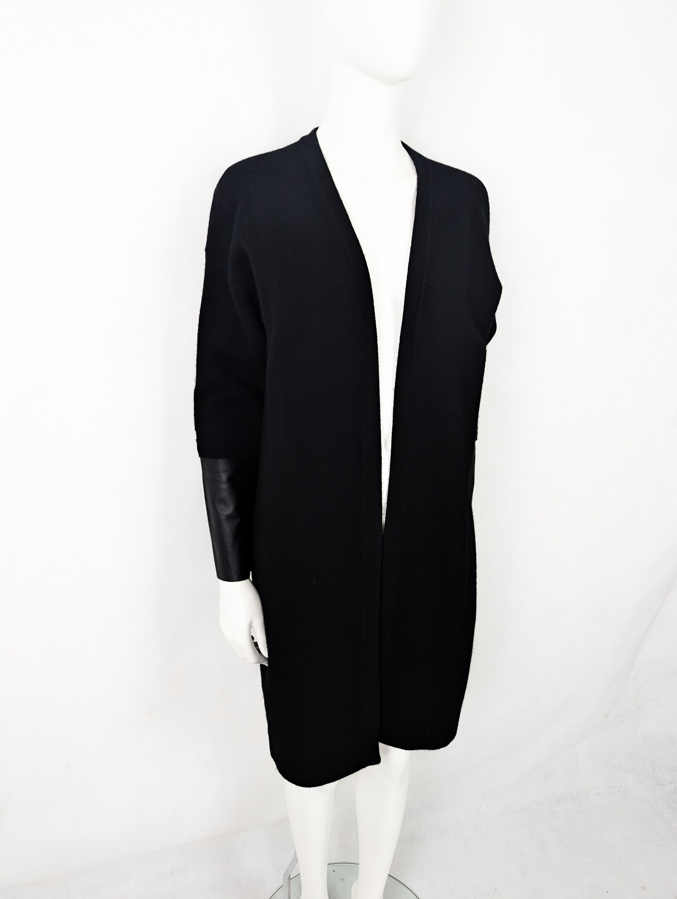 Allsaints Allsaints essy cardigan wool and leather M Size M / US 6-8 / IT 42-44 - 2 Thumbnail