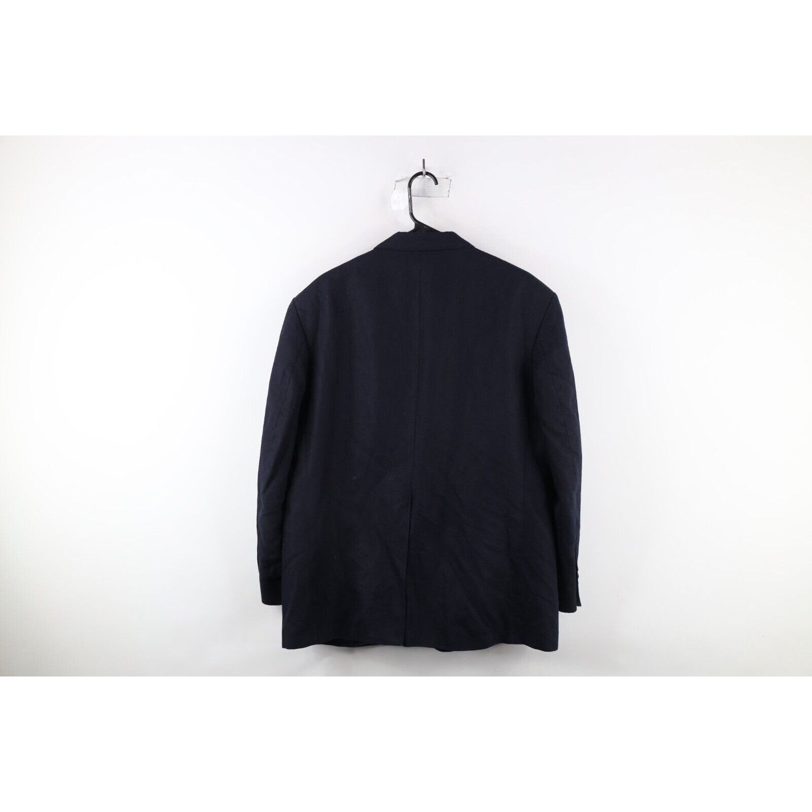 Lands' End × Vintage Vintage 90s Lands End Linen Blend 2 Button Suit Coat Jacket Size US L / EU 52-54 / 3 - 18 Thumbnail
