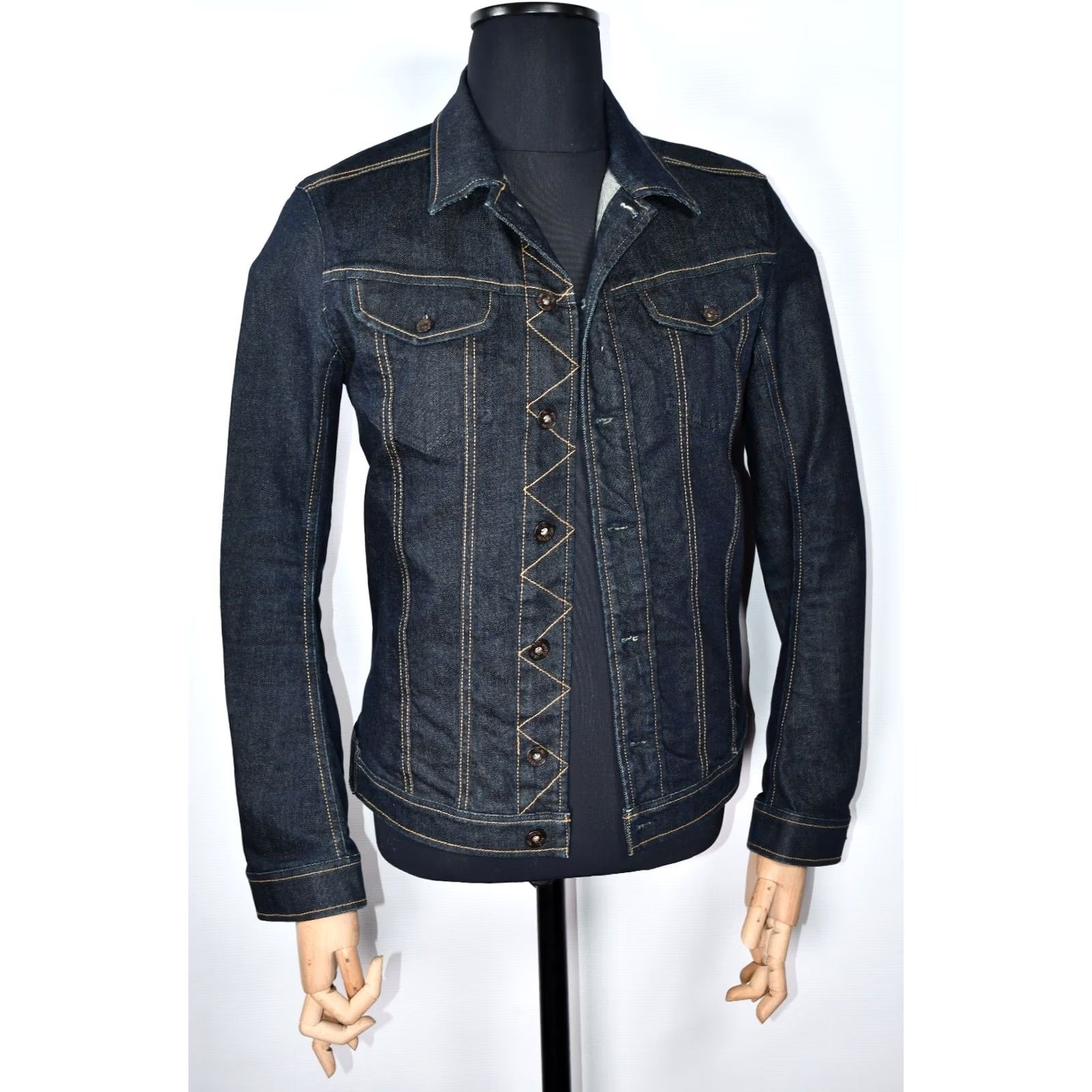 Diesel Diesel Jympos Denim Jacket Men's M Slim Blue Jacket, Denim, 99% Cotton 1% Elastane, Casual, Regular Size M, Diesel Brand, Waist 24.02 inch? Size US M / EU 48-50 / 2 - 4 Thumbnail