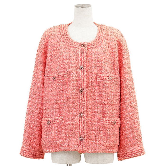 Chanel Chanel Chanel Fantasy Tweed Jacket Textile Outerwear P63187 DUTY FREE for USA Size ONE SIZE - 1 Thumbnail