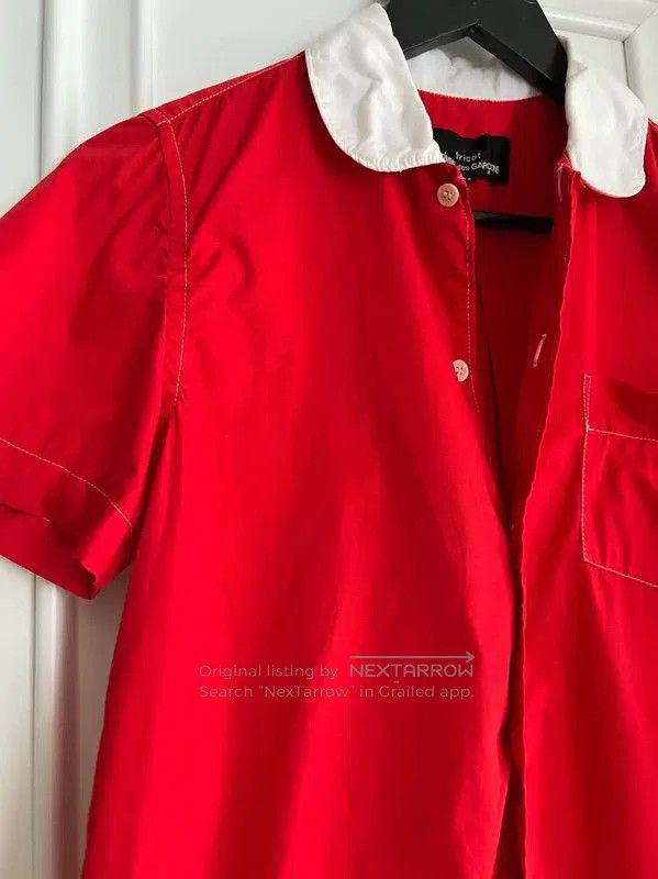 Comme des Garcons Comme des Garçons Red Cotton T-Shirt for Women . Size M / US 6-8 / IT 42-44 - 4 Thumbnail