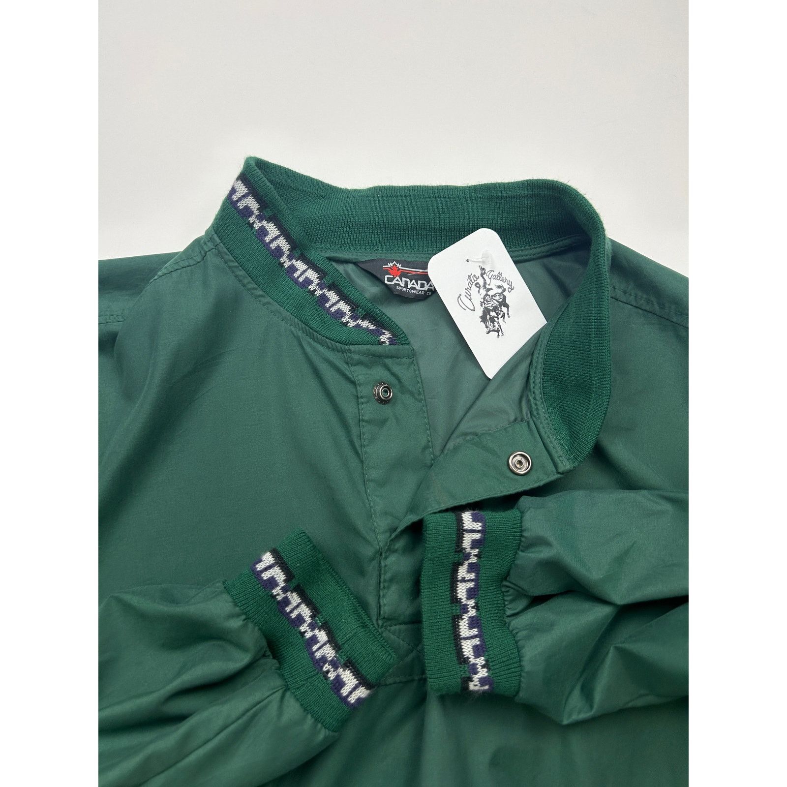 Vintage Vintage 90s Canada Sportswear Aztec Snap Tee Pull Over L Size US L / EU 52-54 / 3 - 4 Thumbnail