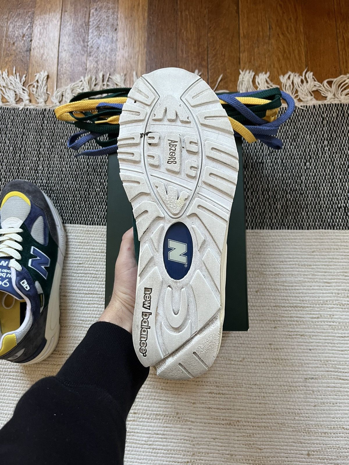 Aime Leon Dore × New Balance OG ALL Original release ALD 990v2 made in USA Size US 9.5 / EU 42-43 - 7 Thumbnail