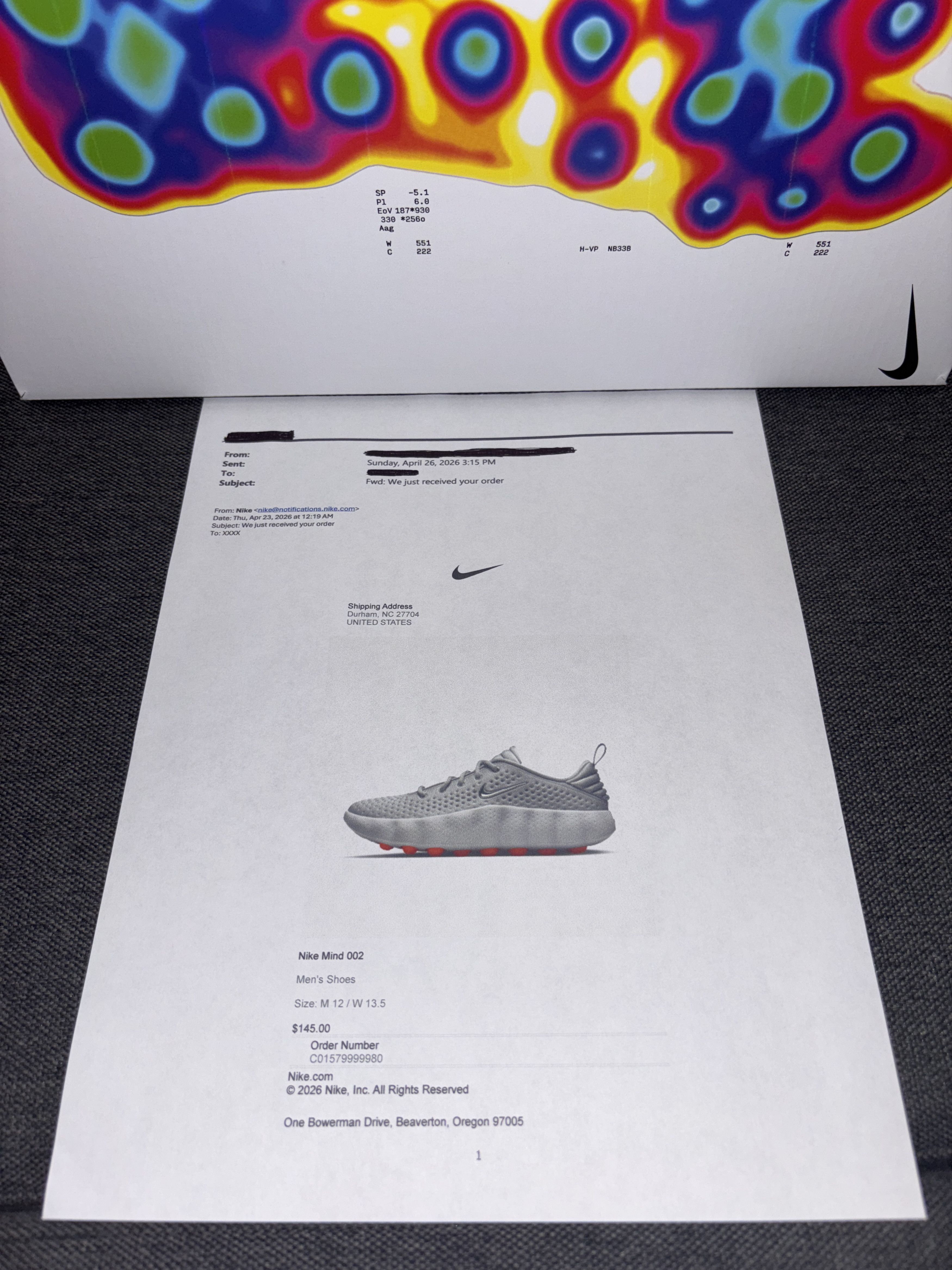 Nike Nike Mind 002 Light Smoke Grey (2026) Men’s 12 HQ4308-003 Size US 12 / EU 45 - 19 Thumbnail