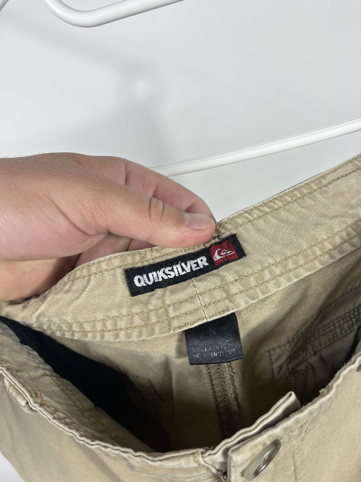 Quiksilver Quiksilver Beige Cargo Shorts Utility Style Size 34 Size US 34 / EU 50 - 8 Thumbnail