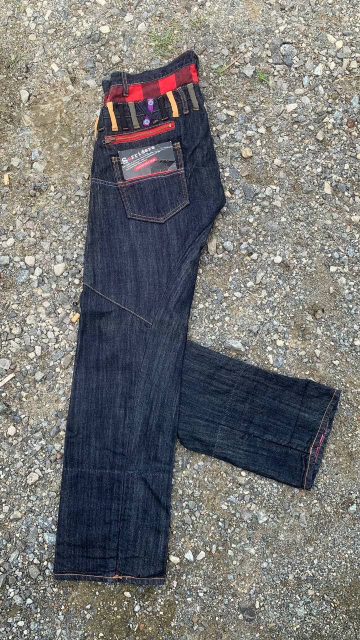 Japanese Brand Sorridere Great double waisted jeans Size US 33 - 13 Thumbnail