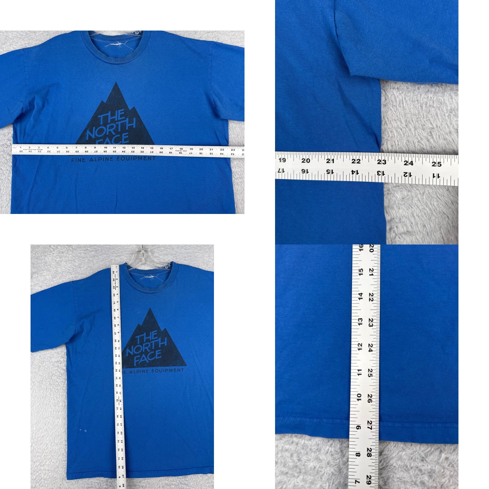 The North Face The North Face Shirt Men XL Blue Crew Neck Short Sleeve Cotton Jersey Logo All Seasons Breathable Mens Size US XL / EU 56 / 4 - 8 Thumbnail