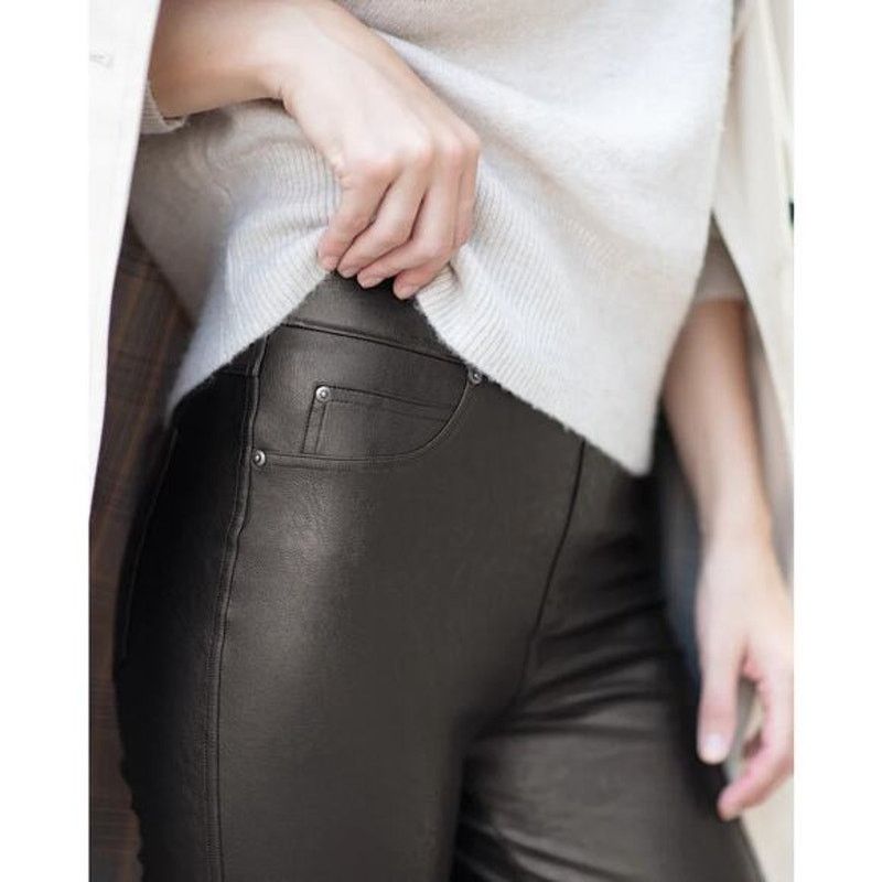 Spanx Spanx Leather-Like Ankle Skinny Pants Noir Black Size Small Size 28" / US 6 / IT 42 - 13 Thumbnail