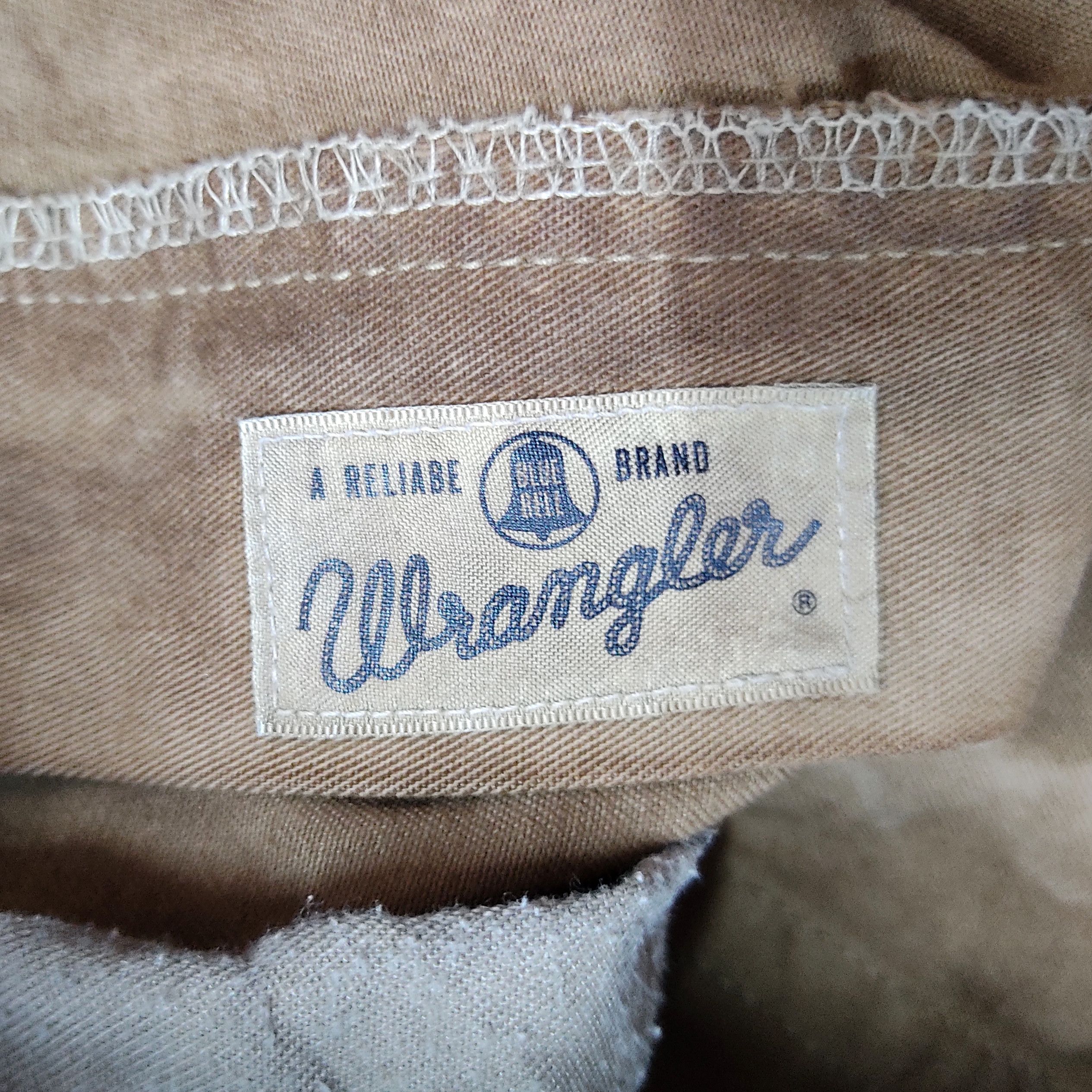 Wrangler Wrangler Blue Bell Rustic Brown Washed Denim Pants Size US 29 - 10 Thumbnail
