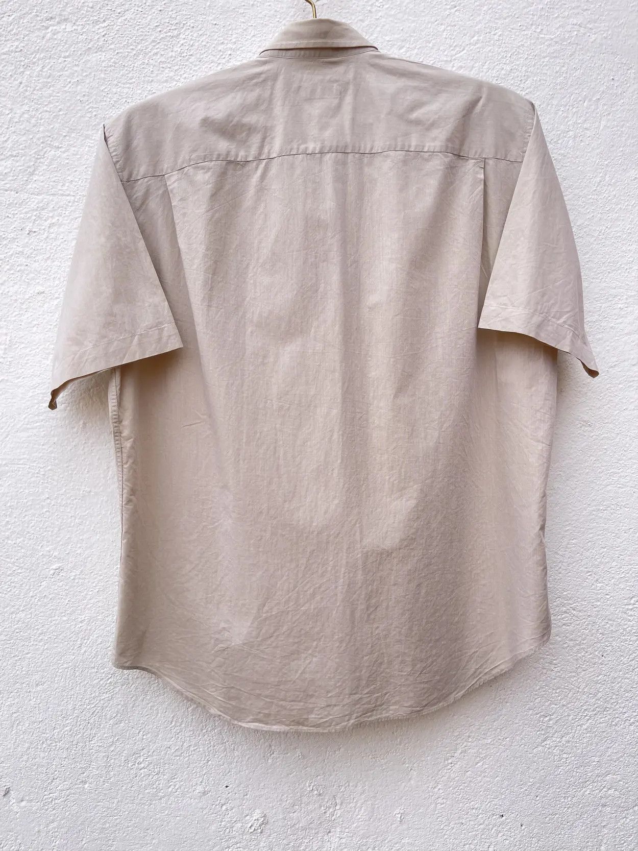 Burberry 🔥 Burberry London beige shirt short sleeve size xl Size US XL / EU 56 / 4 - 6 Thumbnail