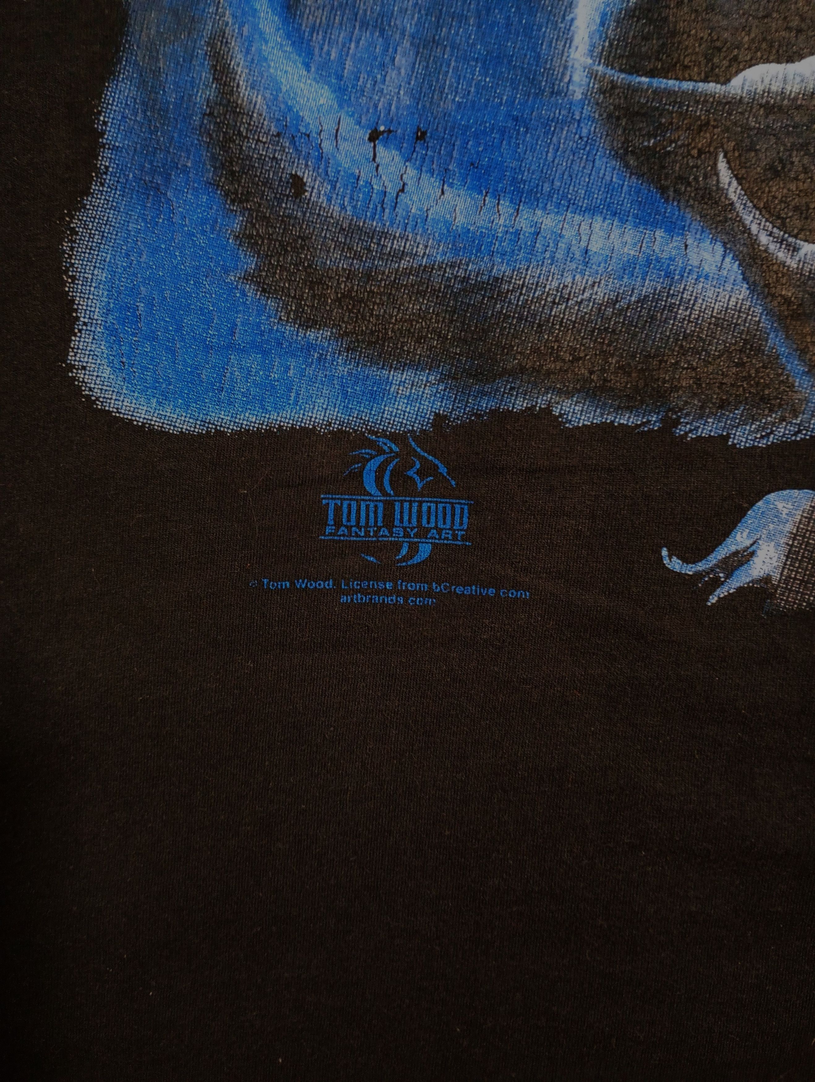 Fruit Of The Loom Tom Wood Fantasy Art T-Shirt Size US XL / EU 56 / 4 - 8 Thumbnail
