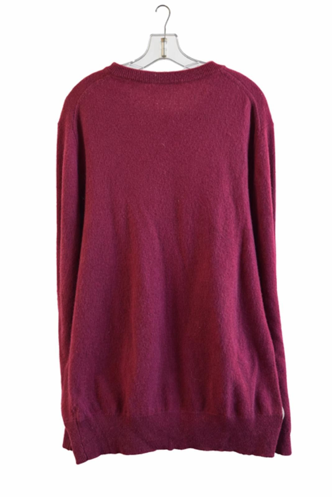Other Reunited Men's Burgundy 100% Cashmere Sweater Size L Size US L / EU 52-54 / 3 - 2 Thumbnail