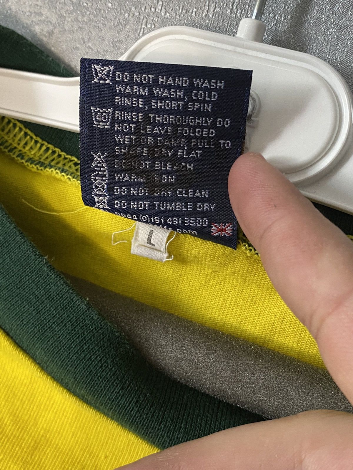 Toffs Very Rare Vintage Brasil Toffs Soccer Jersey Long Sleeve Size US L / EU 52-54 / 3 - 3 Thumbnail