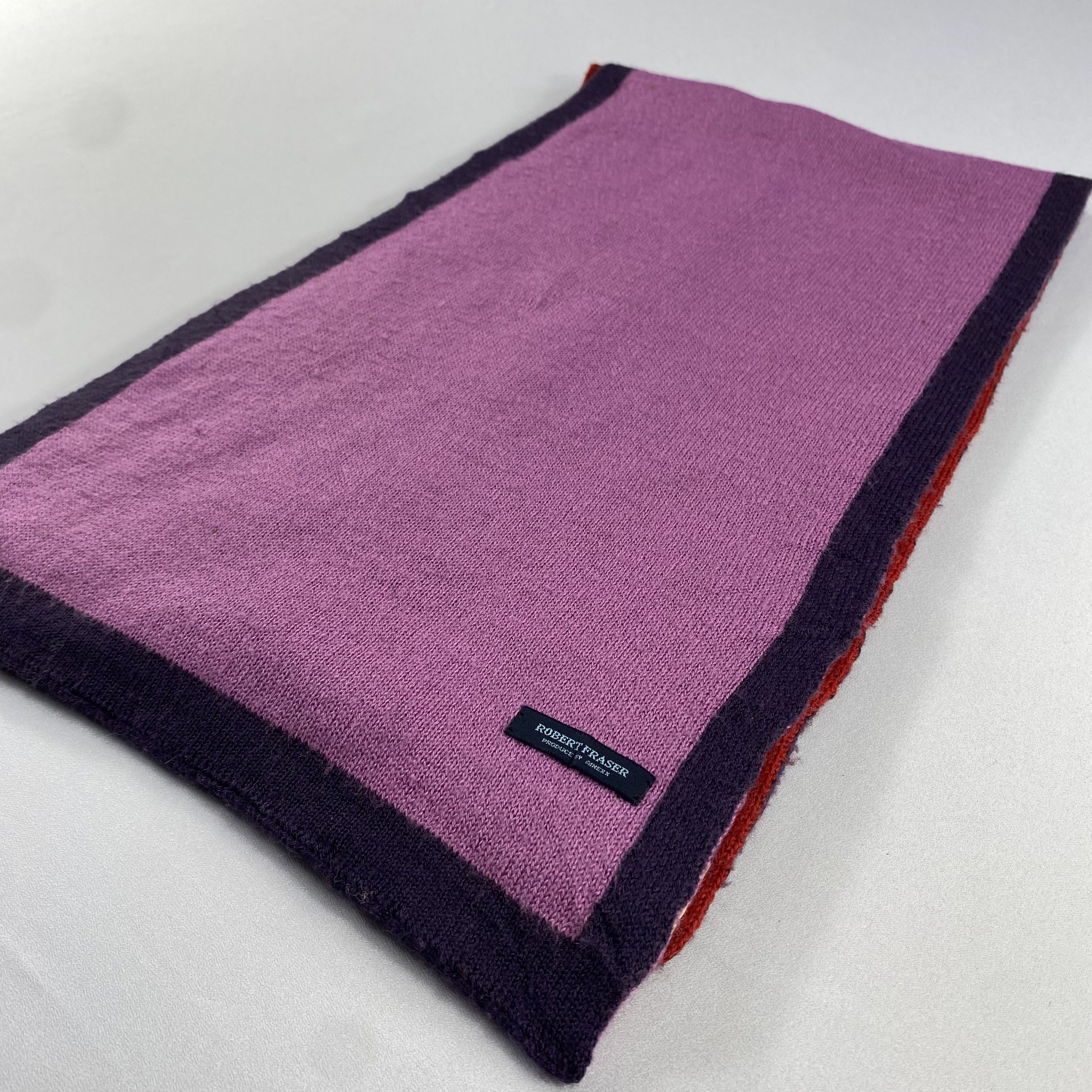 Vintage Robert Fraser Scarf Neck Wrap Wool Muffler Size ONE SIZE - 3 Thumbnail