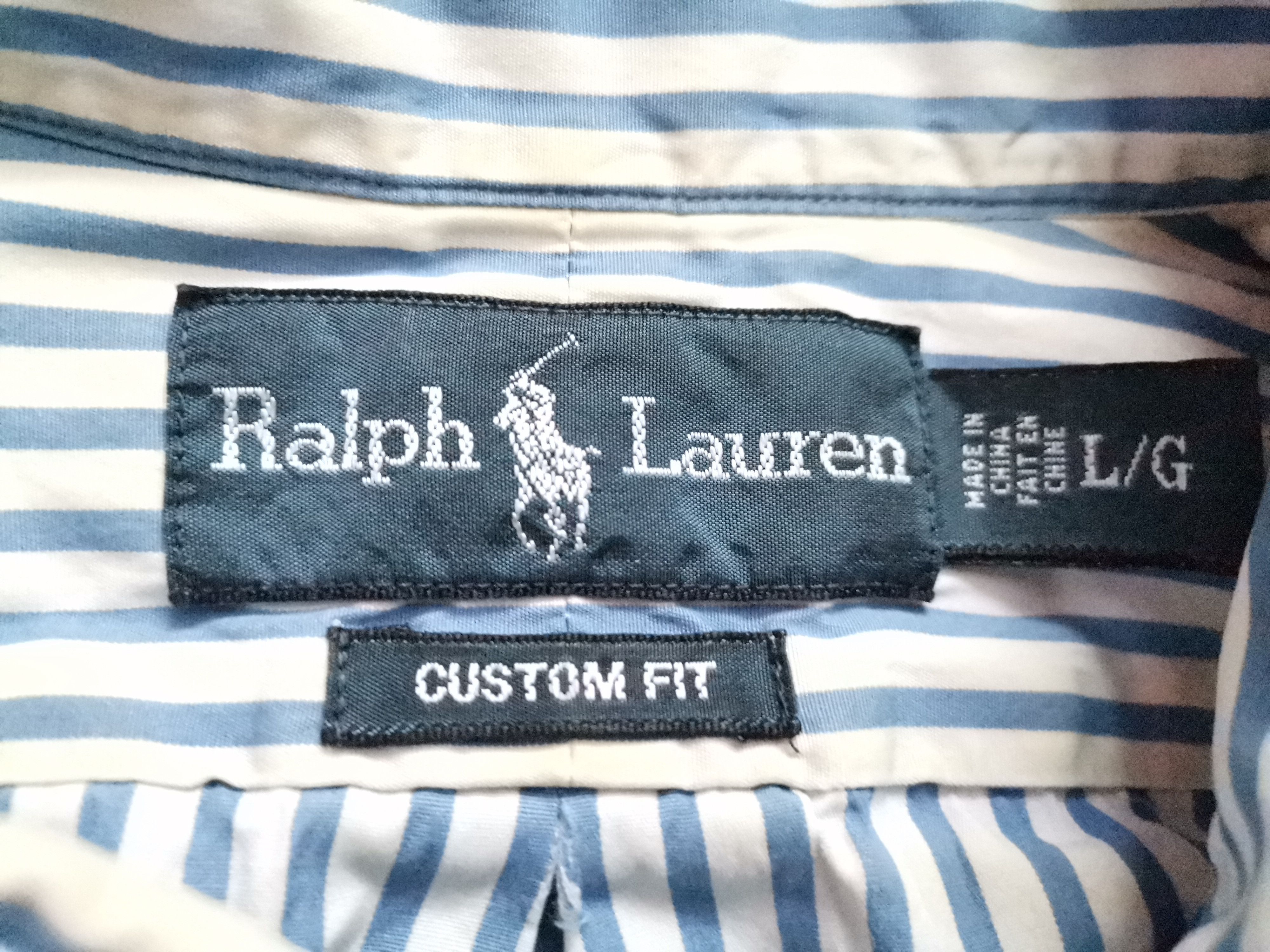 Ralph Lauren Vintage Ralph Lauren Striped Shirt Size US L / EU 52-54 / 3 - 2 Thumbnail