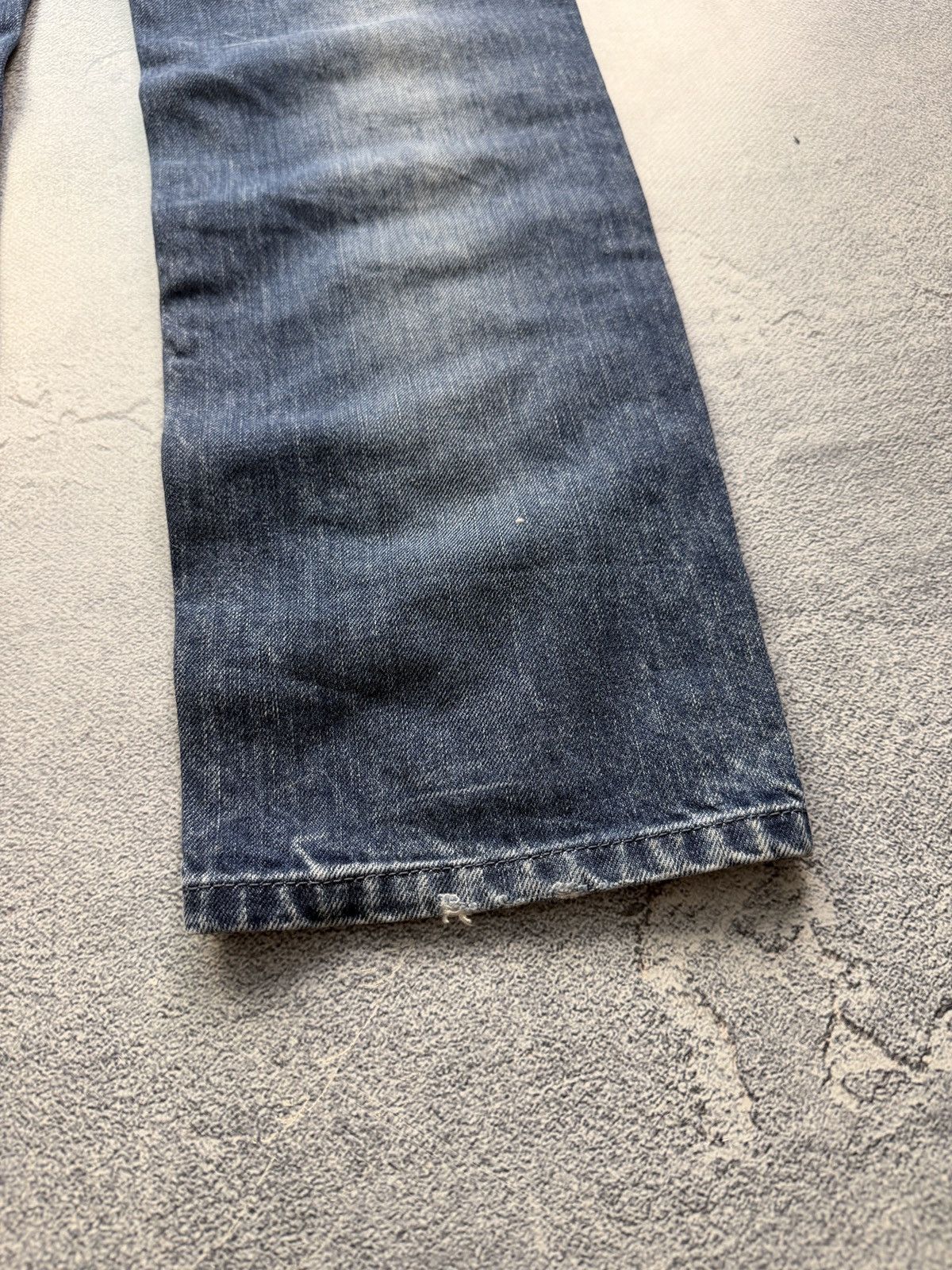 Diesel Vintage Diesel Jeans Flared Wide Japanese Y2K Faded Distress Size US 26 / EU 42 - 11 Thumbnail