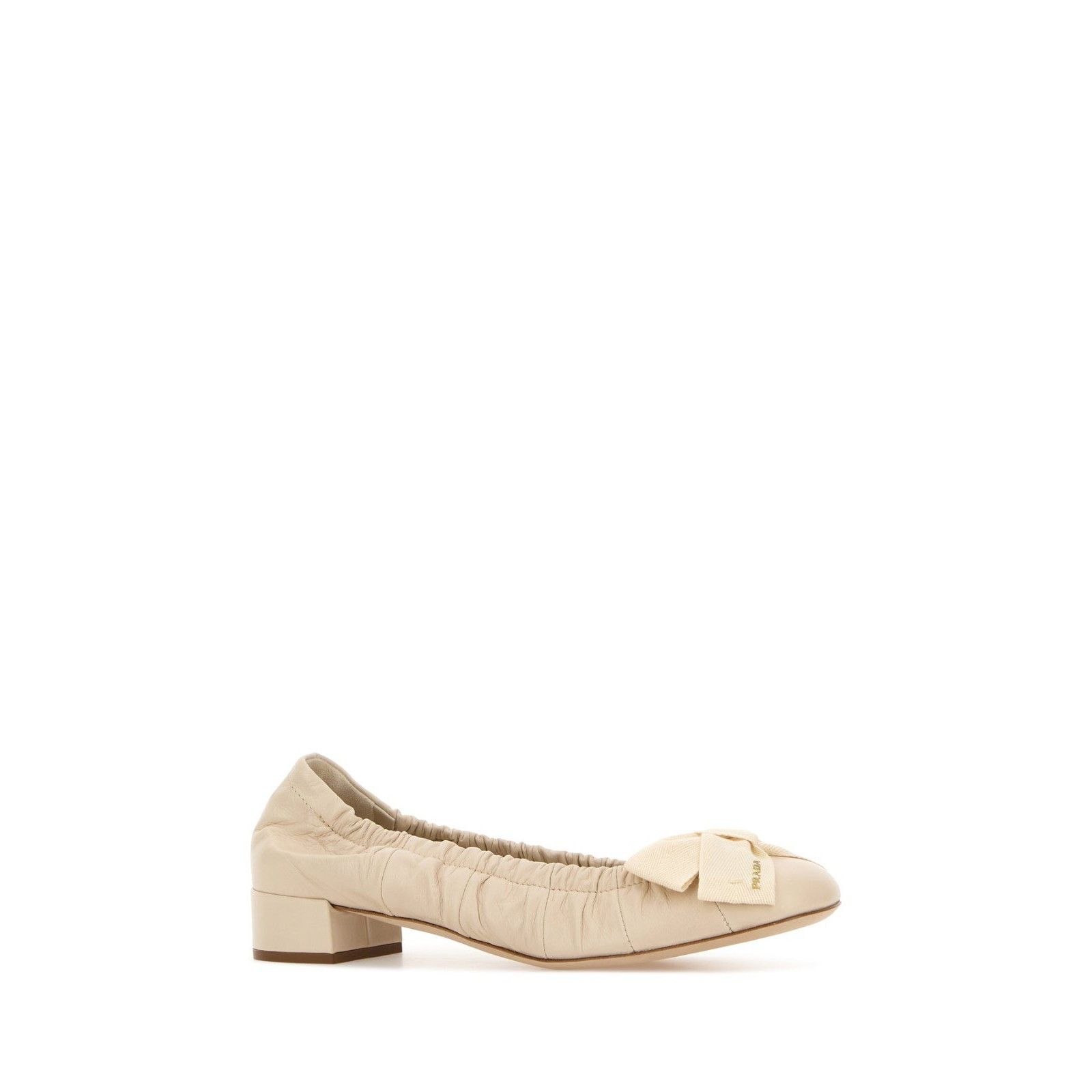 Prada PRADA Ivory Bow Pumps New & Authentic (Women's size:7;) Size US 7 / IT 37 - 4 Thumbnail