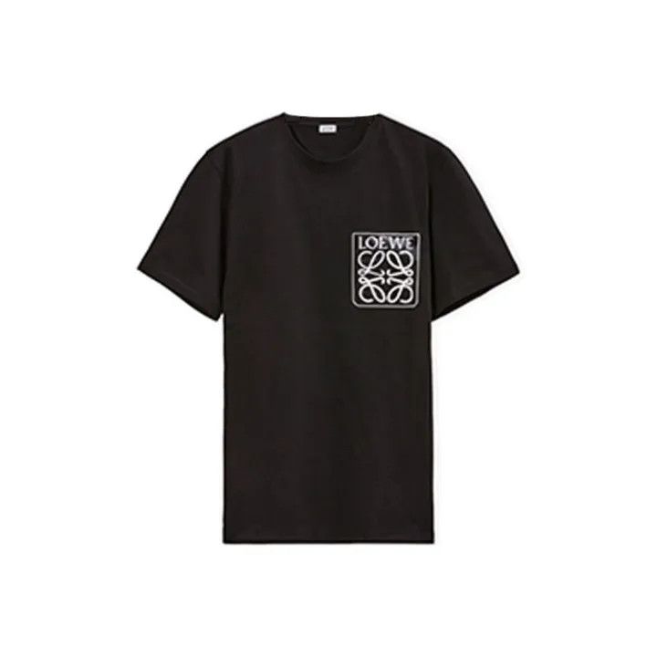 Loewe Loewe Black Logo Print Short Sleeve T-Shirt Size US XXL / EU 58 / 5 - 1 Thumbnail
