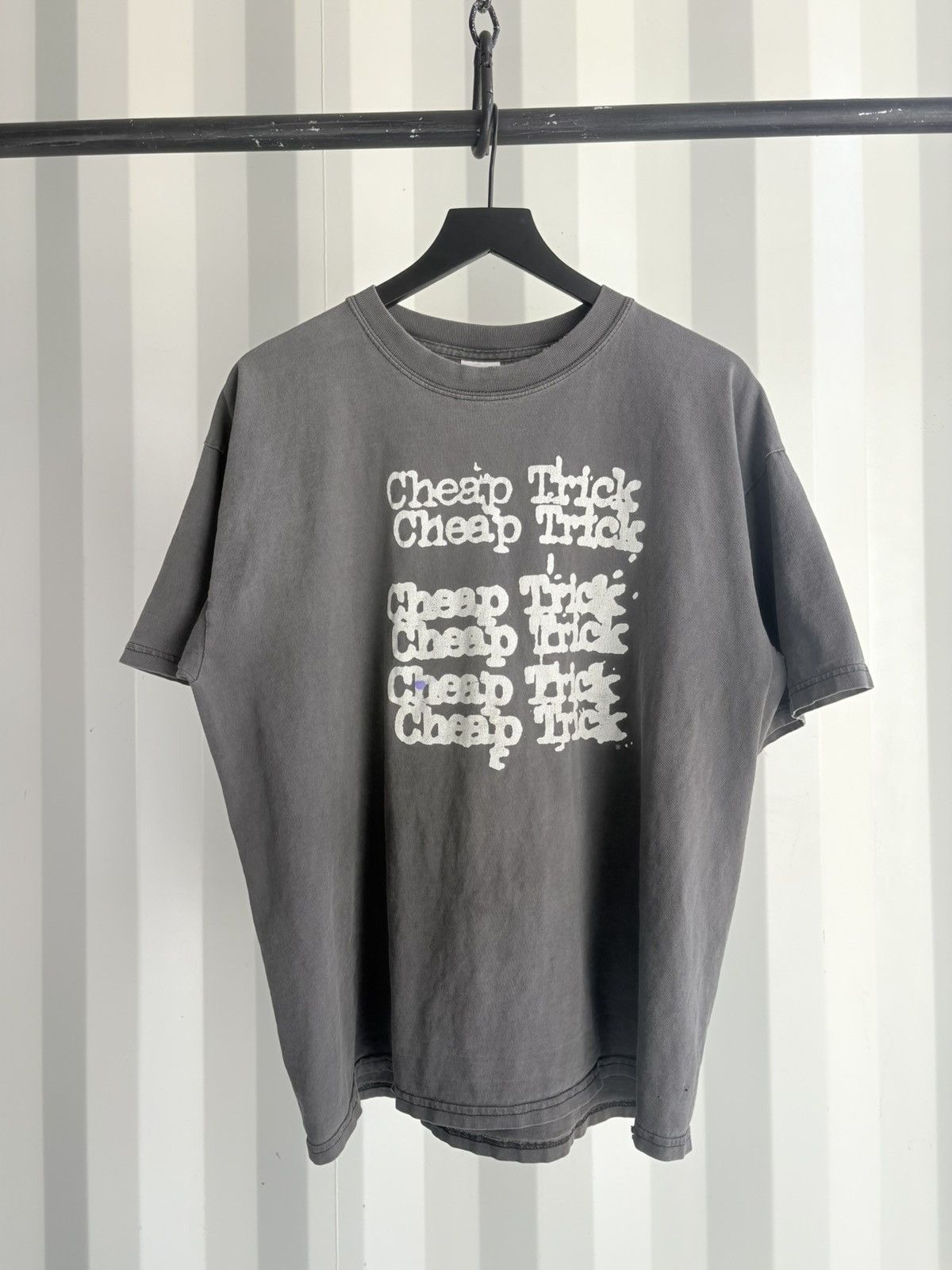 Band Tees Thrashed Cheap Trick Faded Distressed ERD GRUNGE WCC Harley Size US XL / EU 56 / 4 - 1 Thumbnail