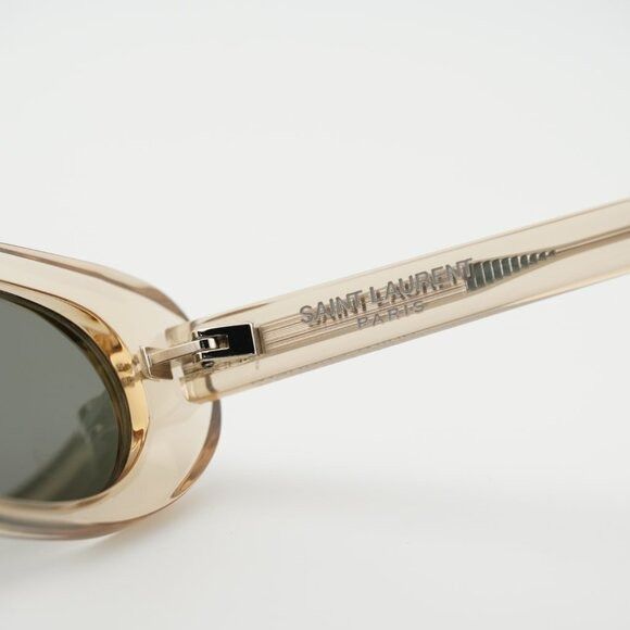 Saint Laurent SL557 SHADE 004 Sunglasses Transparent Nude is  display picture 1