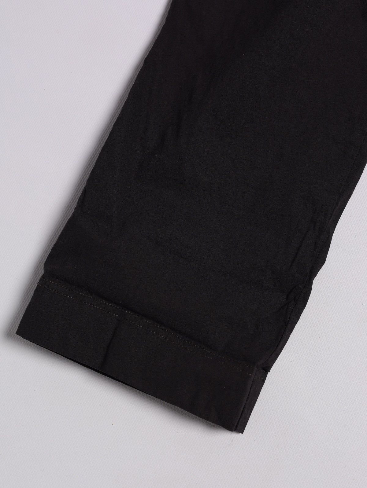Rundholz Rundholz Black Label Dark Navy Linen Cotton Nylon Wide Pants Size 28" / US 6 / IT 42 - 16 Thumbnail