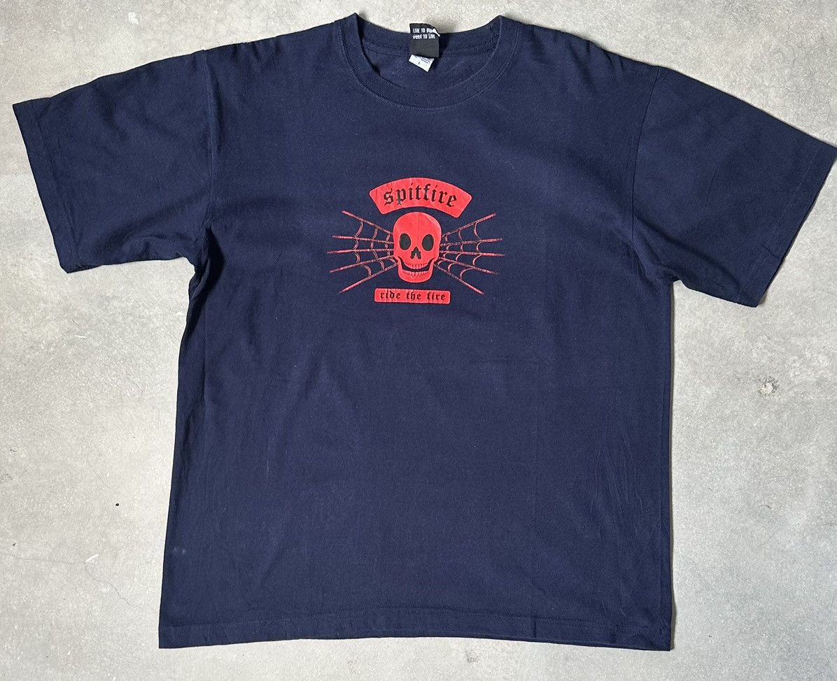 Spitfire VINTAGE SPITFIRE RIDE THE FIRE SKATE TEE Size US L / EU 52-54 / 3 - 1 Thumbnail